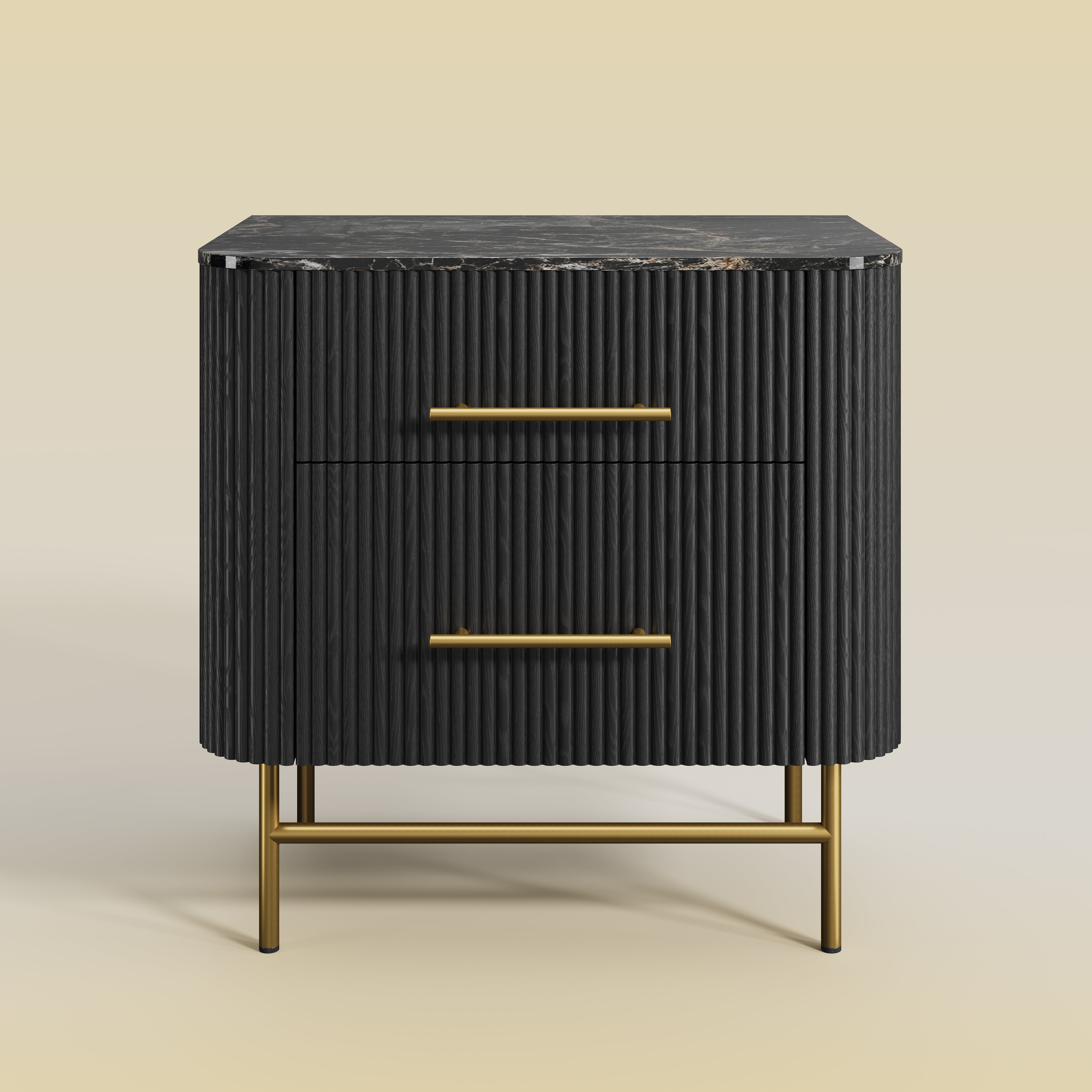 Ewan Sintered Stone Nightstand 26"W