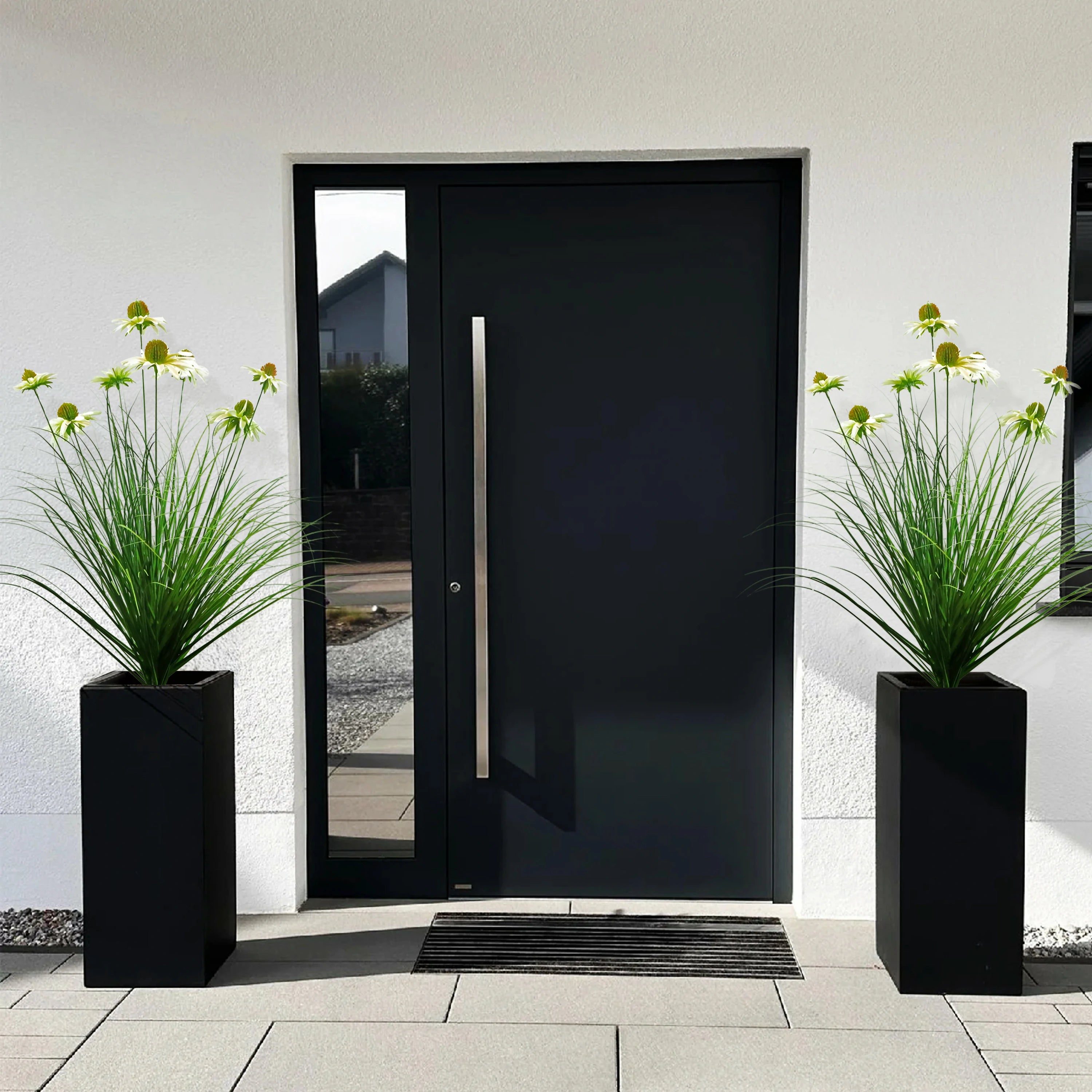 Artificial 8-Head Chrysanthemum Spray 78cm H