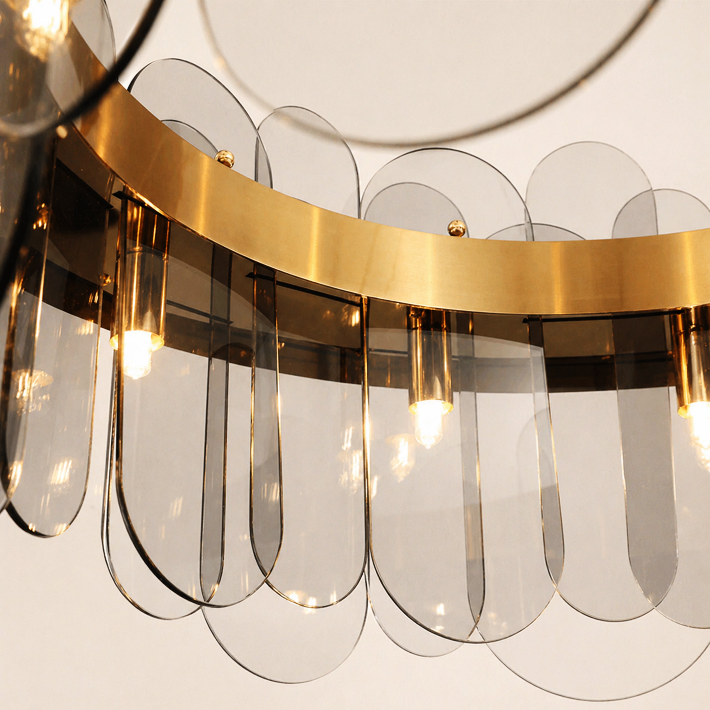 Prismora Glass Round Chandelier