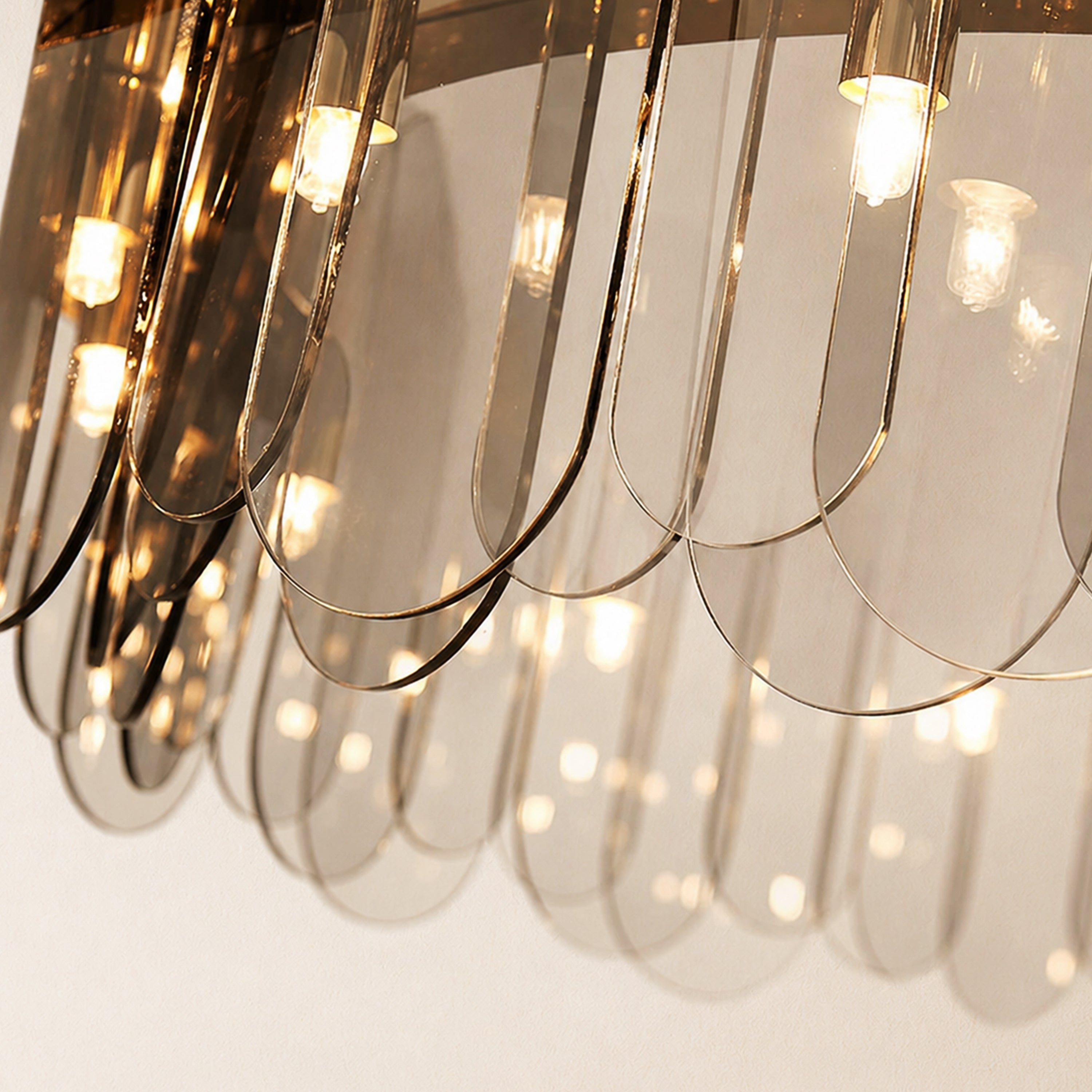 Prismora Glass Round Chandelier