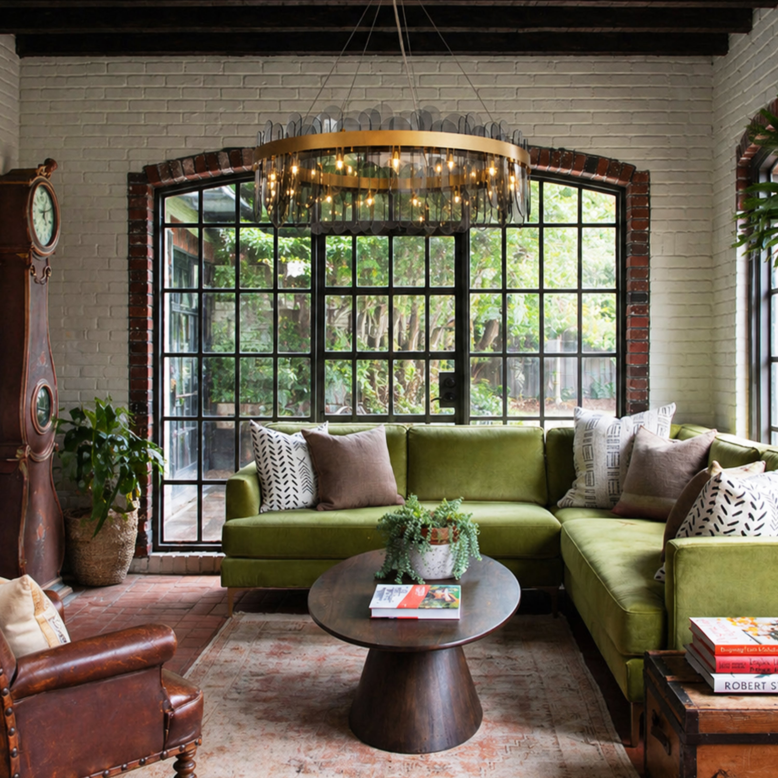 Prismora Glass Round Chandelier