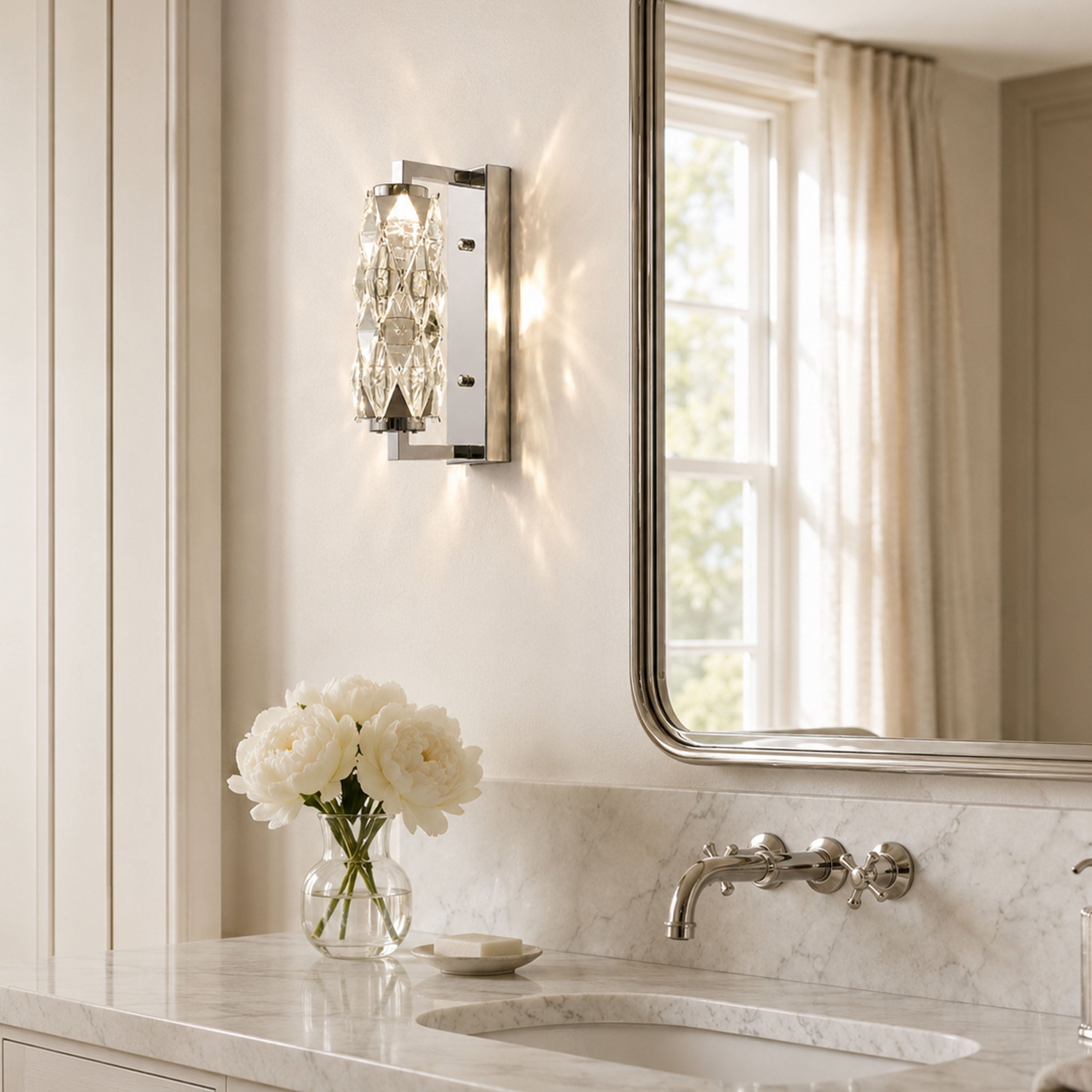 Vivalia Crystal Wall Sconce