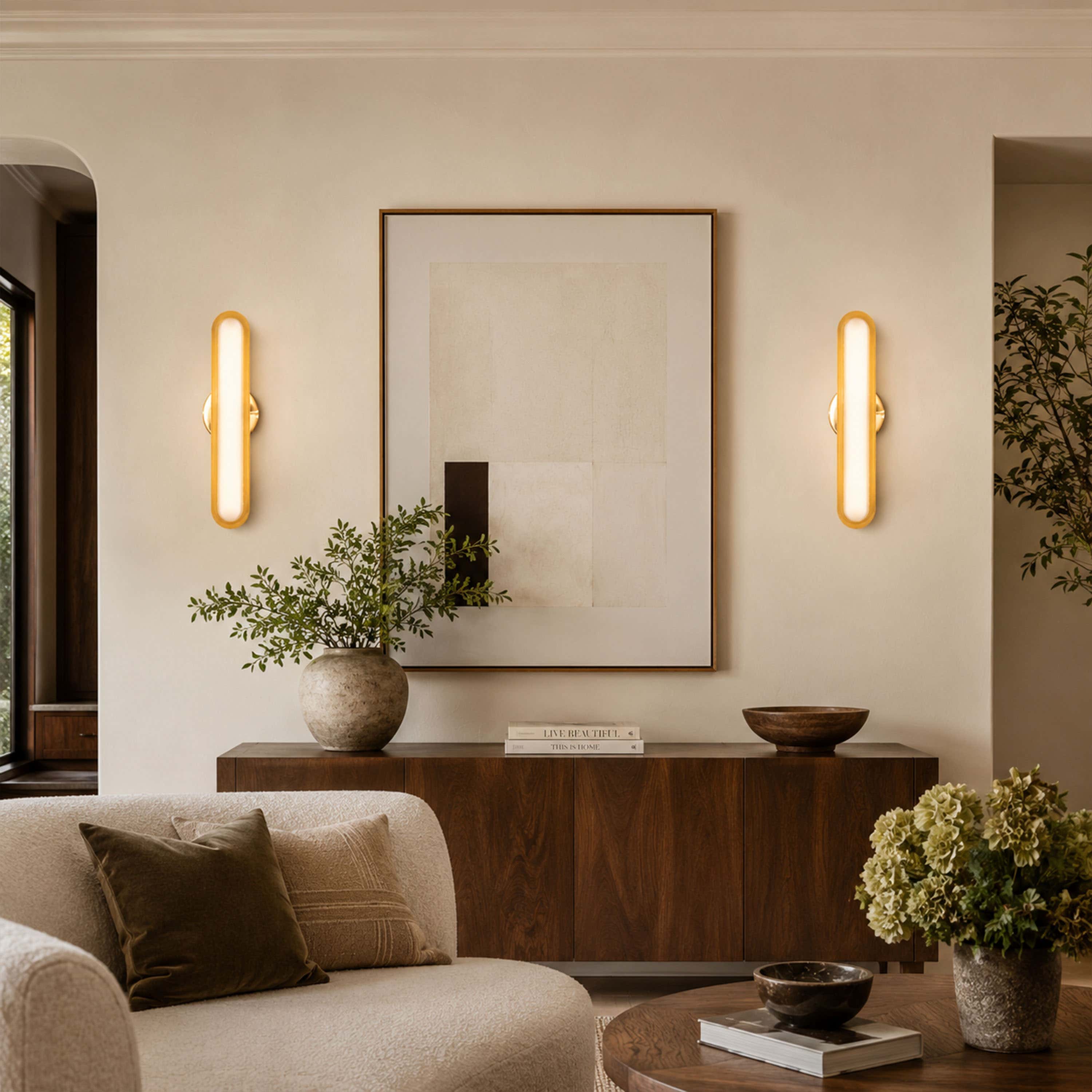 Ovida Glass Oval Wall Sconce