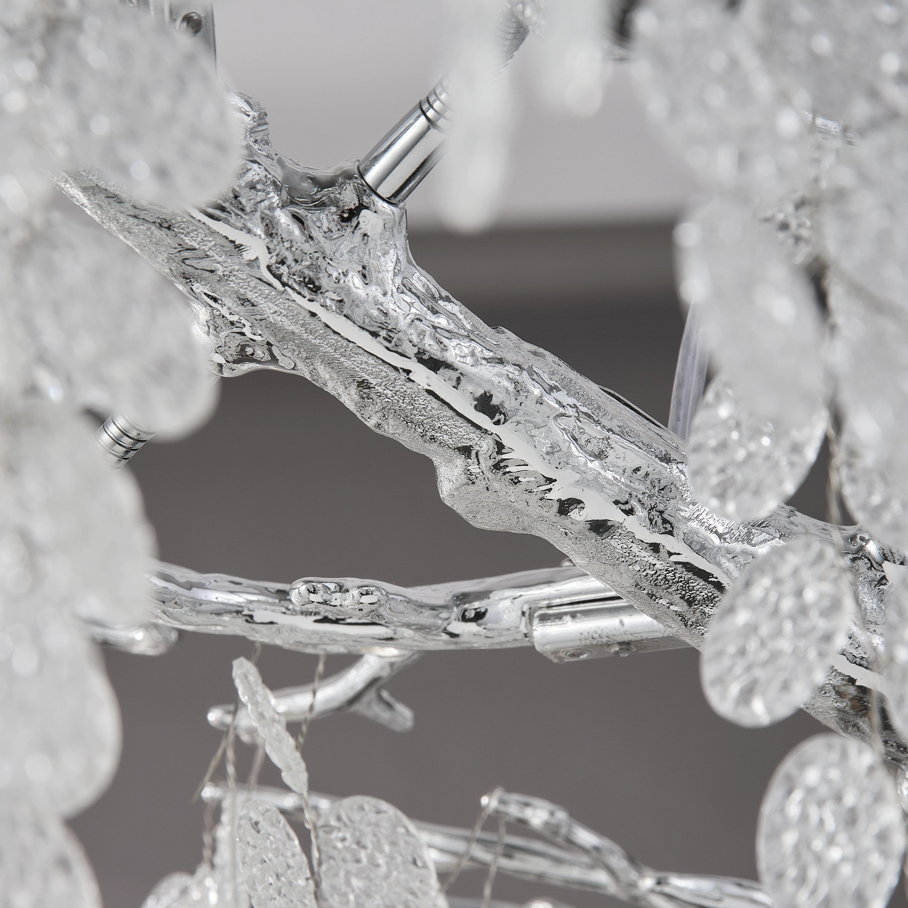 Shiro Noda Crystal Tree Branch Linear Chandelier 182.9cm