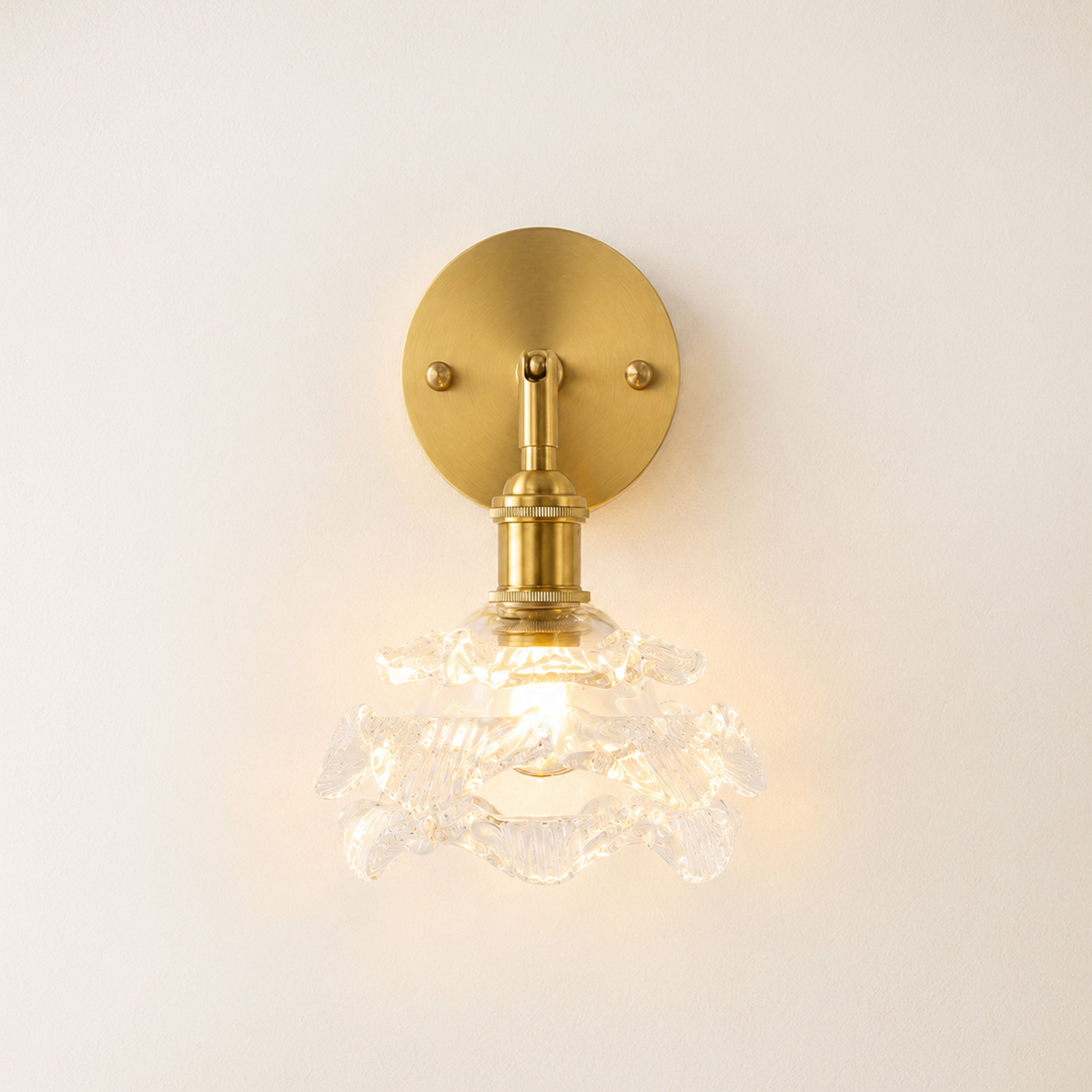 Floria Glass Adjustable Wall Sconce