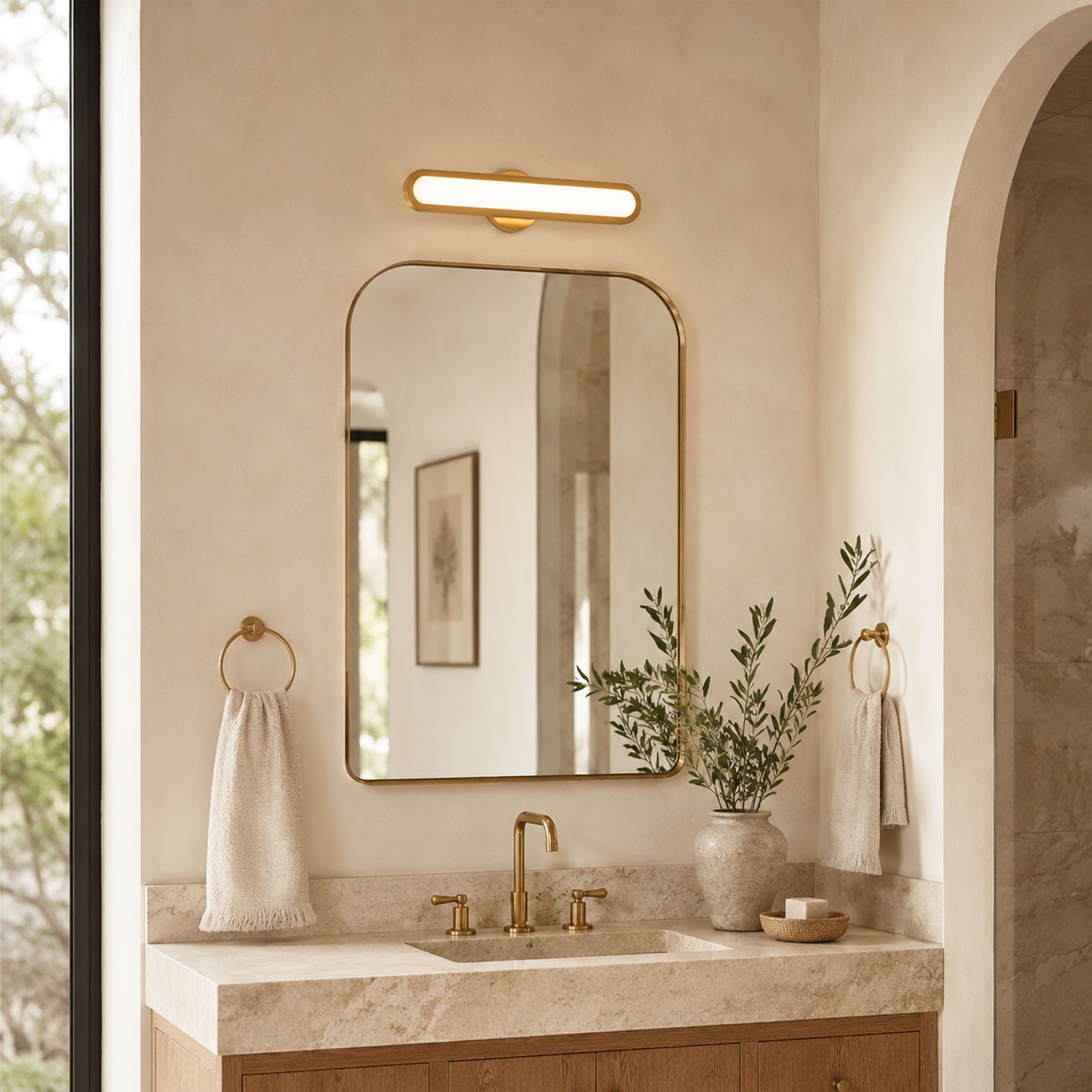 Ovida Glass Oval Wall Sconce