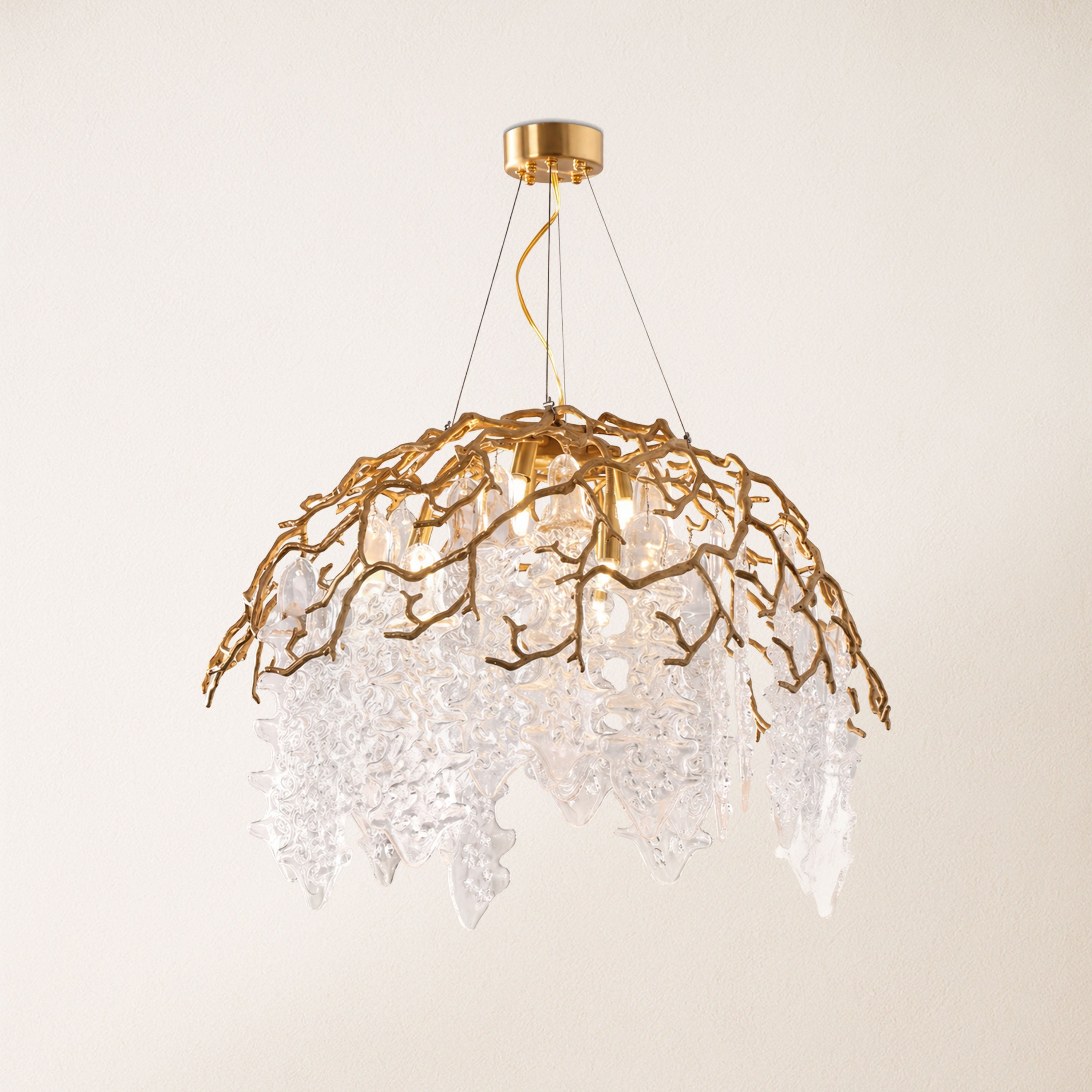 Aurevia Dome Glass Chandelier
