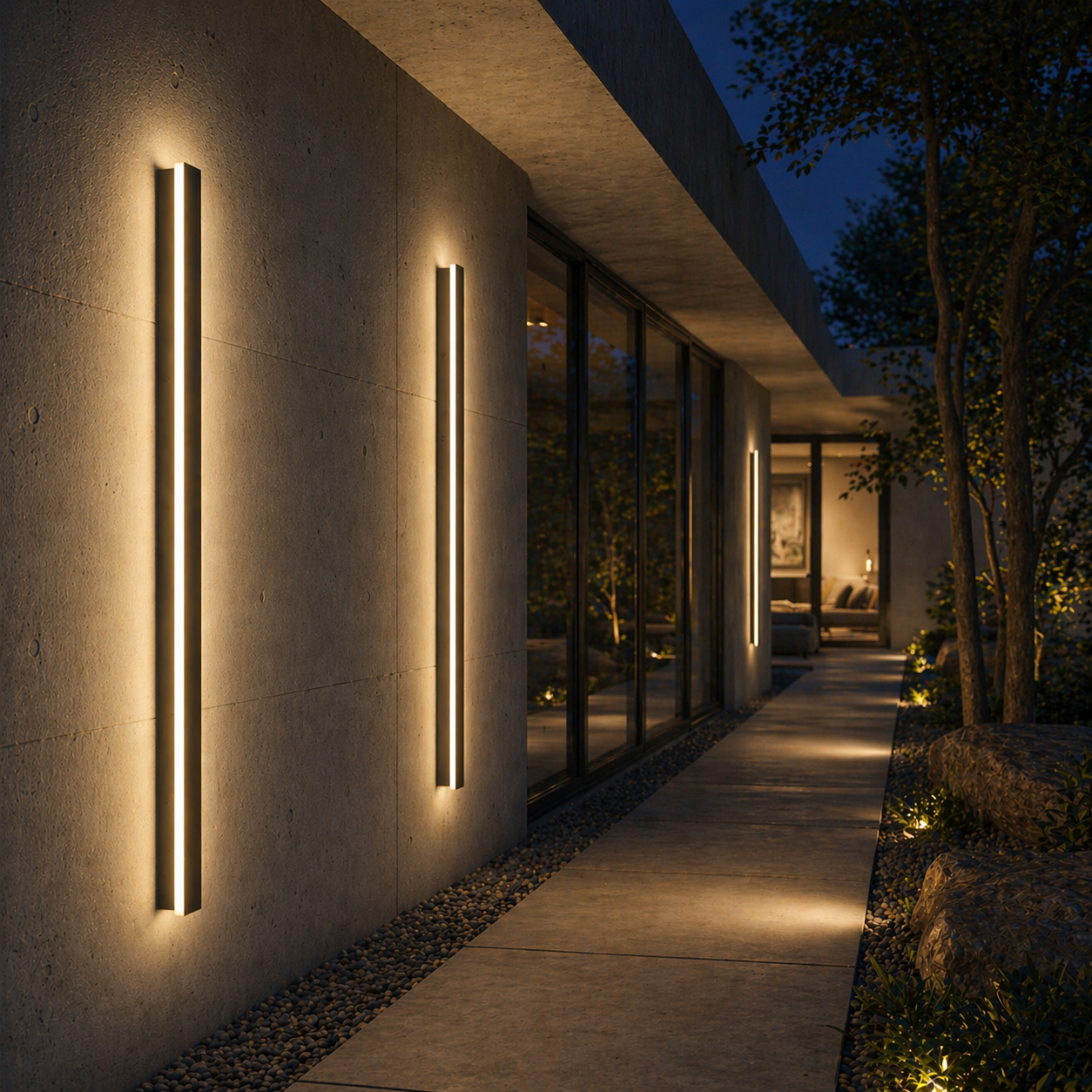 Orivelle Outdoor Wall Sconce 80cm H