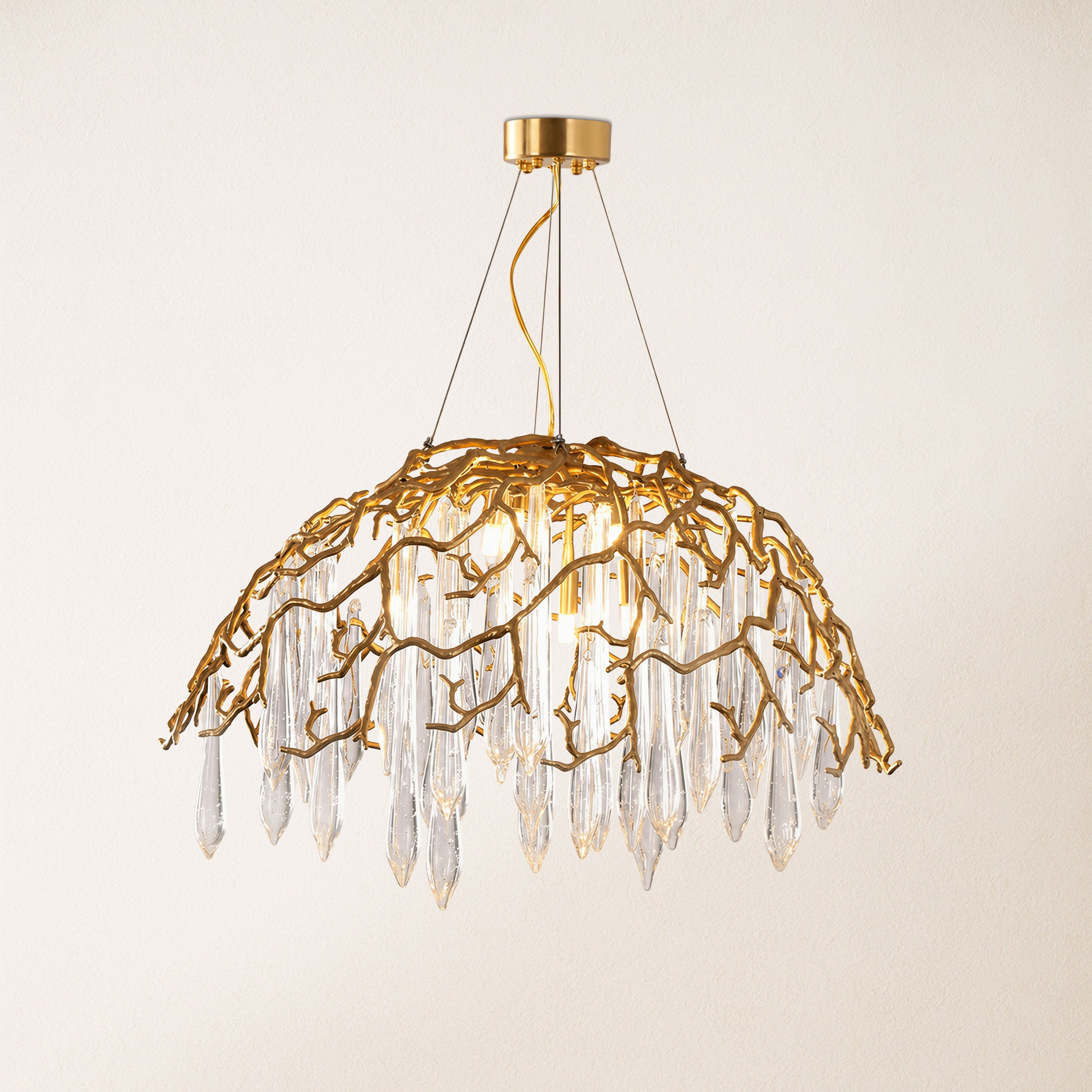 Aurevia Dome Glass Chandelier