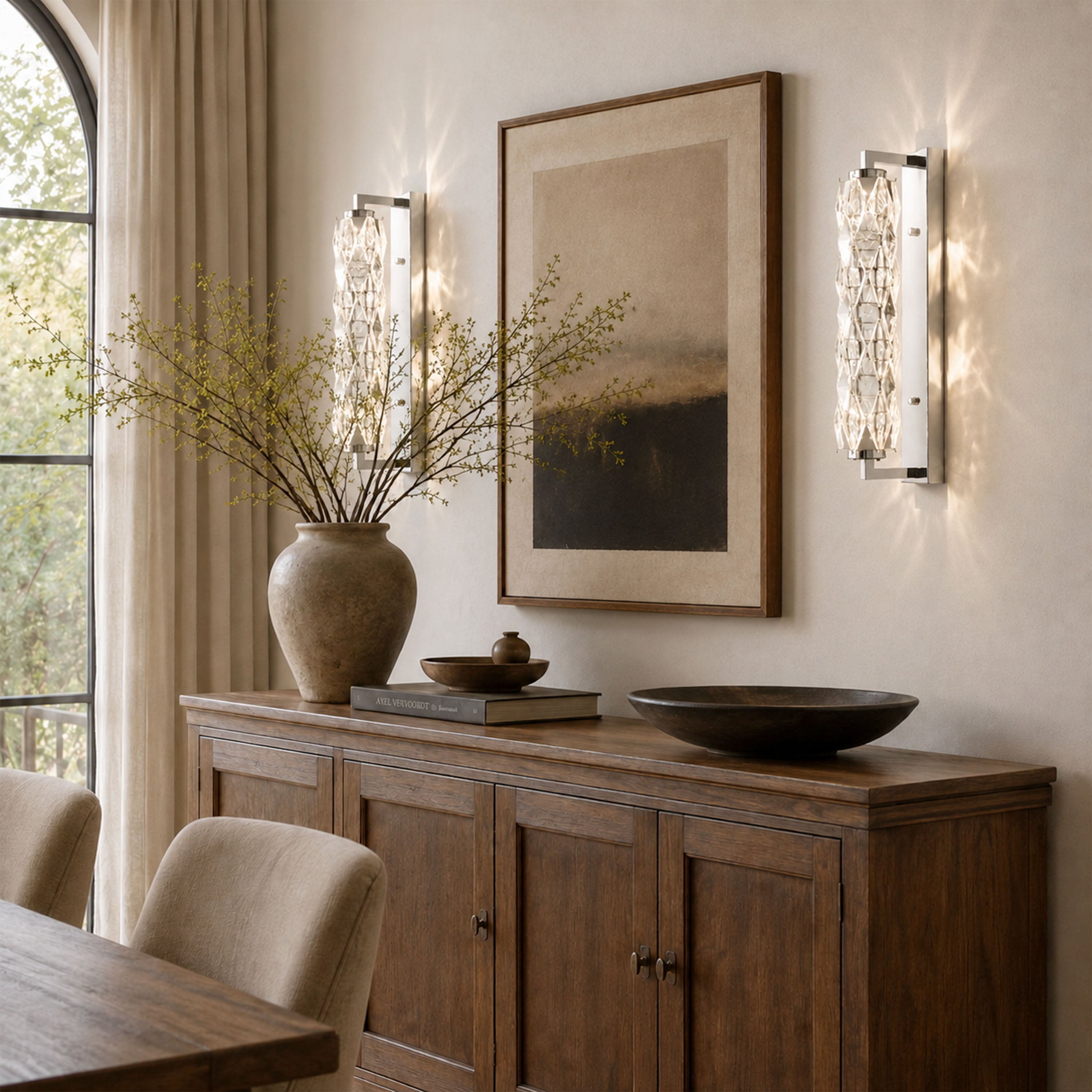 Vivalia Crystal Wall Sconce