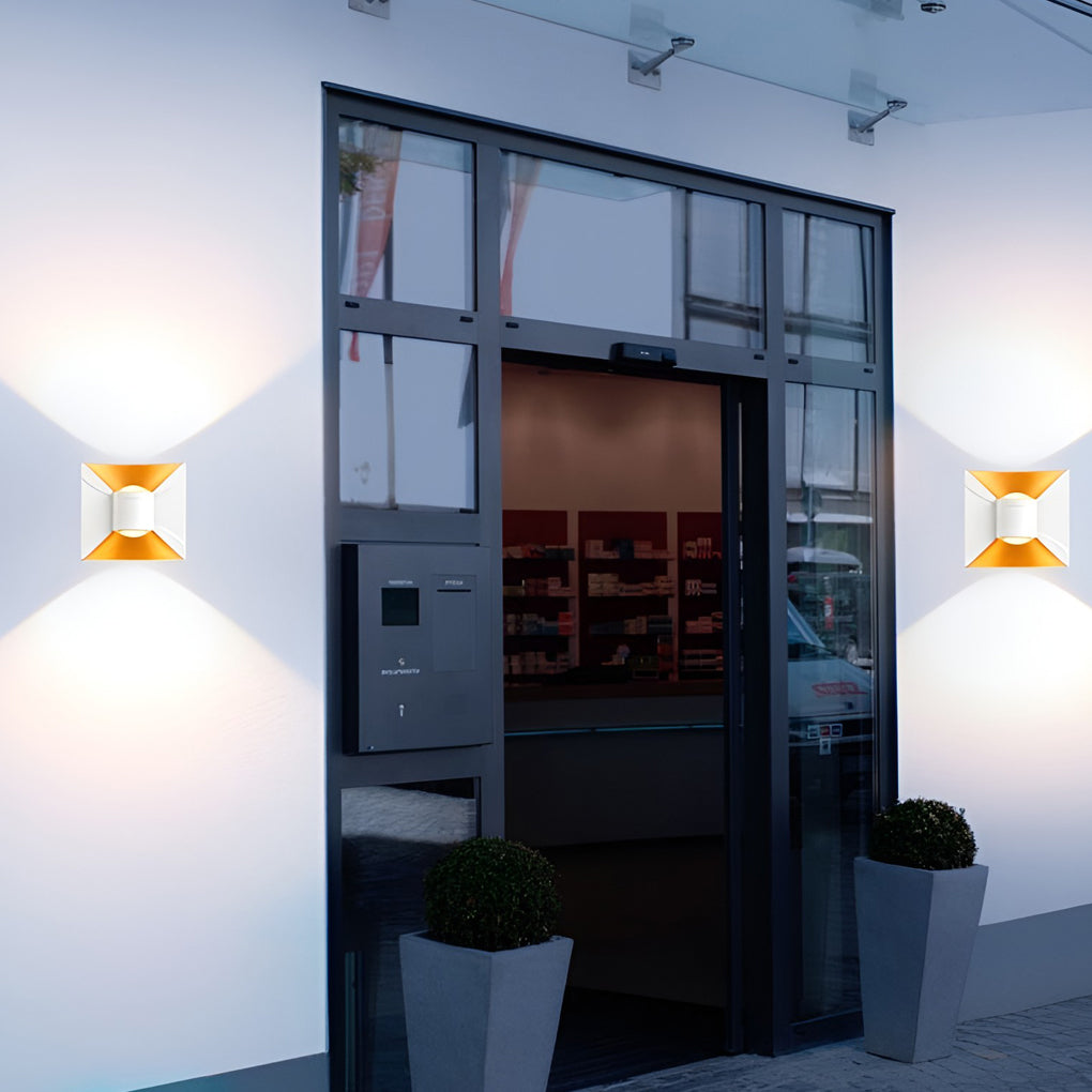 Sentinelume Square Outdoor Up Down Wall Light