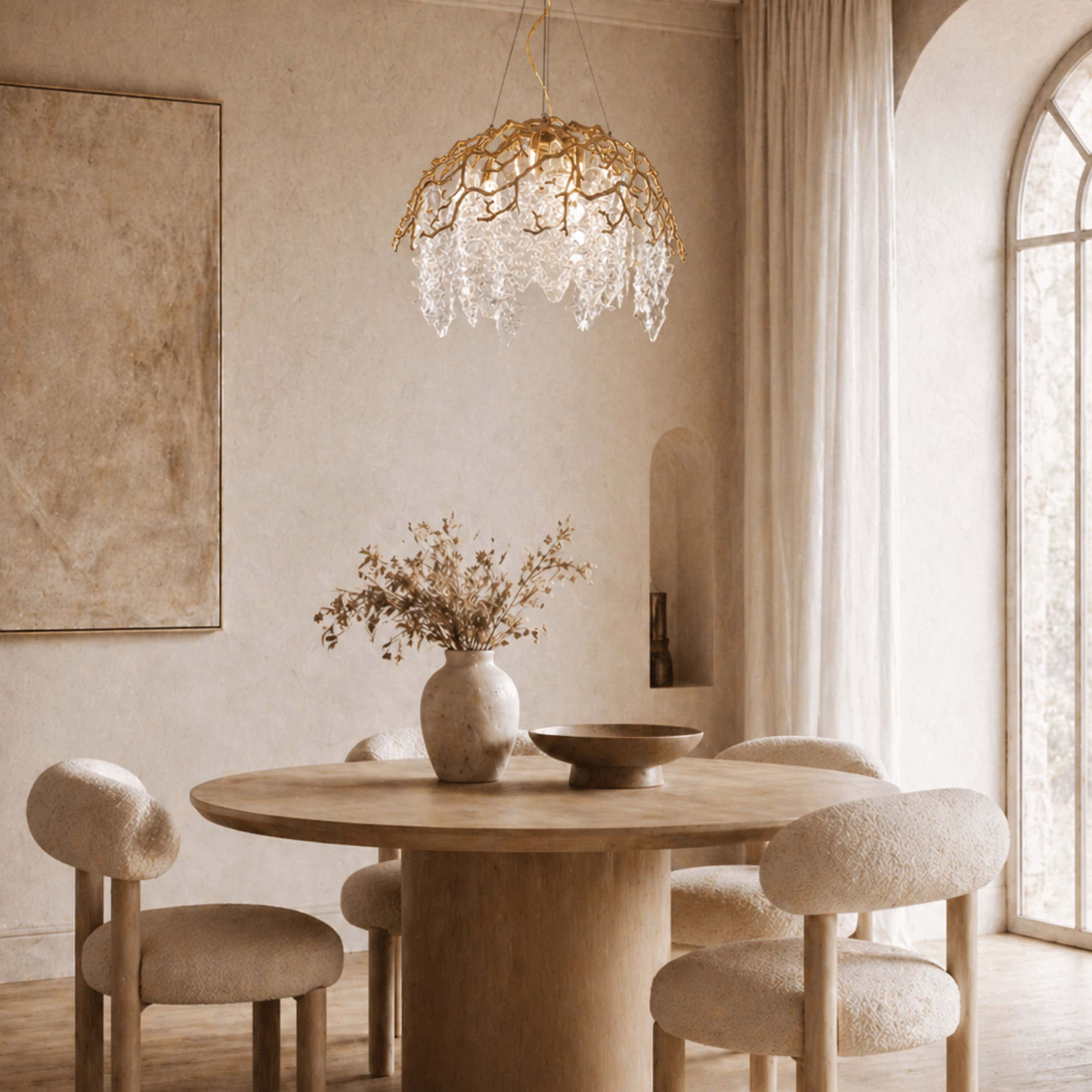 Aurevia Dome Glass Chandelier