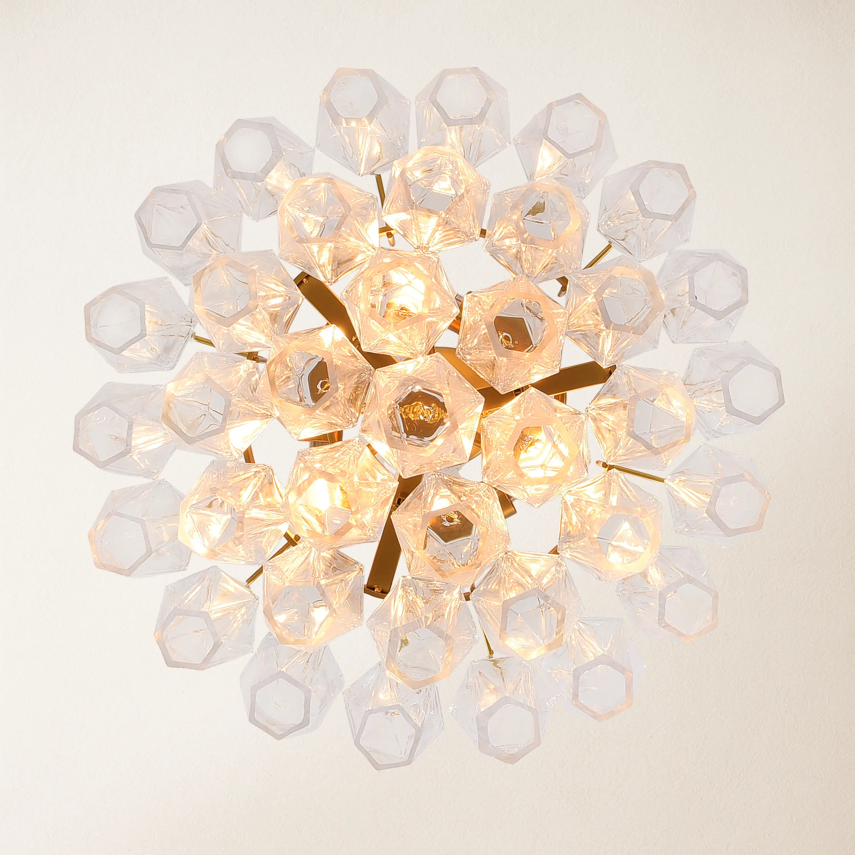 Celestial Drop Glass Crystal Glass Chandelier 43cm D