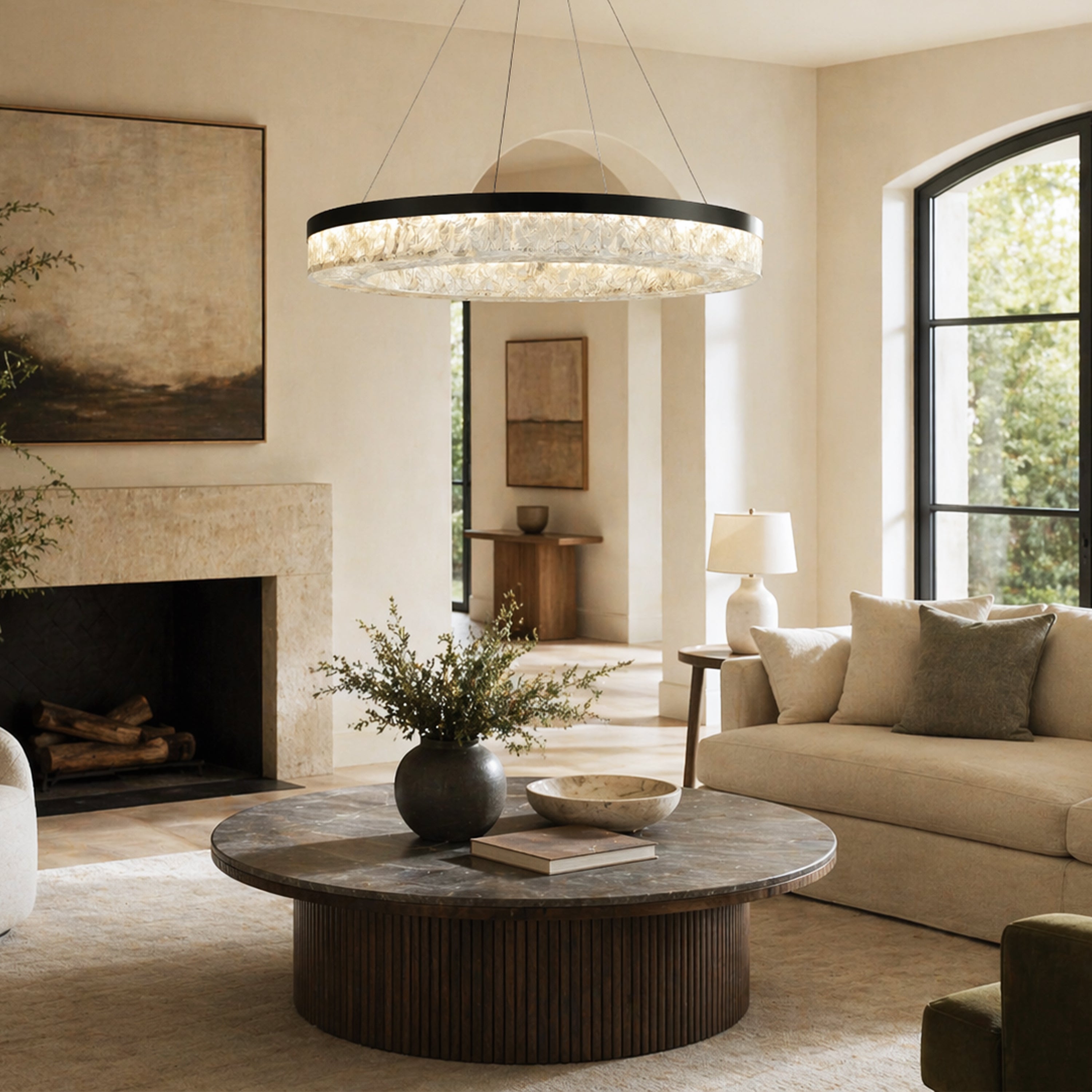 Planituri Crystal Round Chandelier