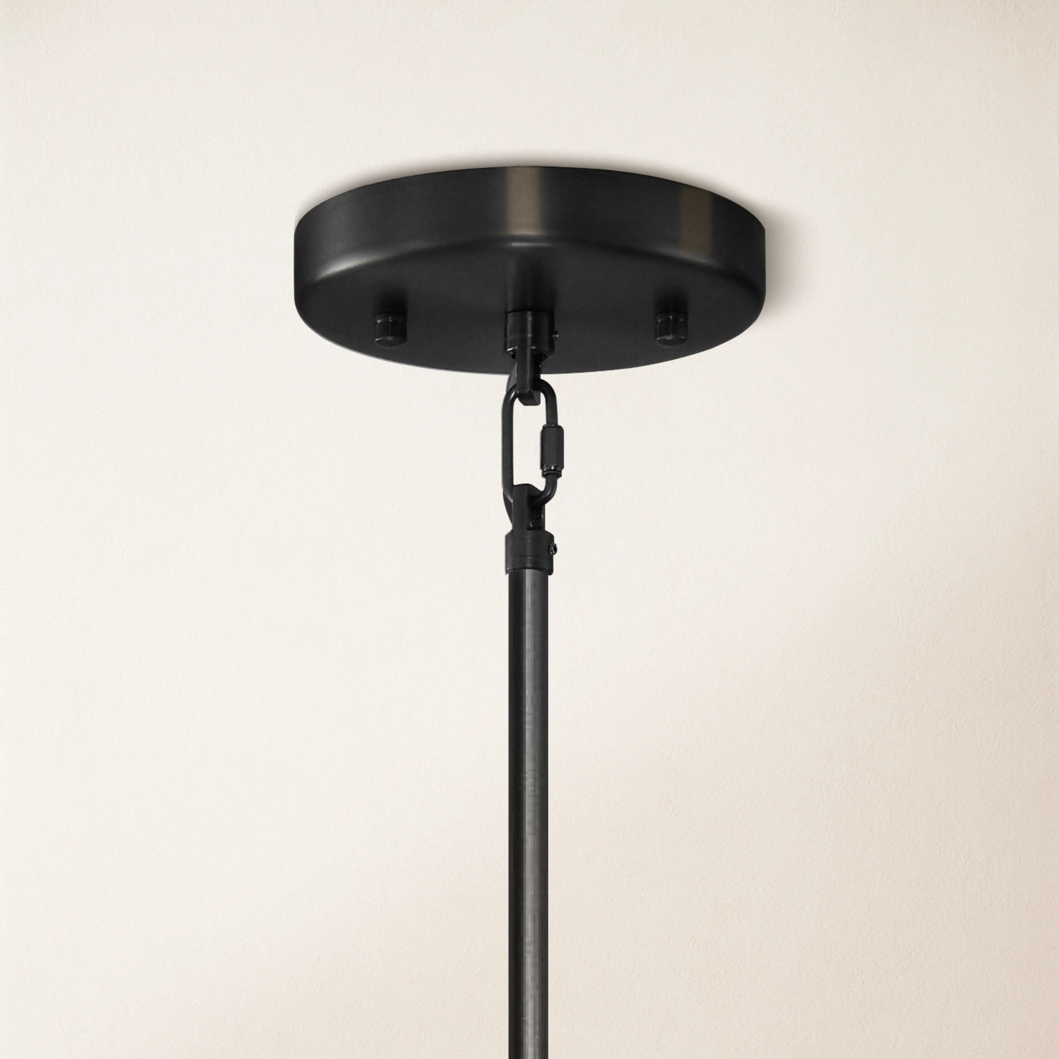 Celestial Drop Round Glass Pendant 17"D