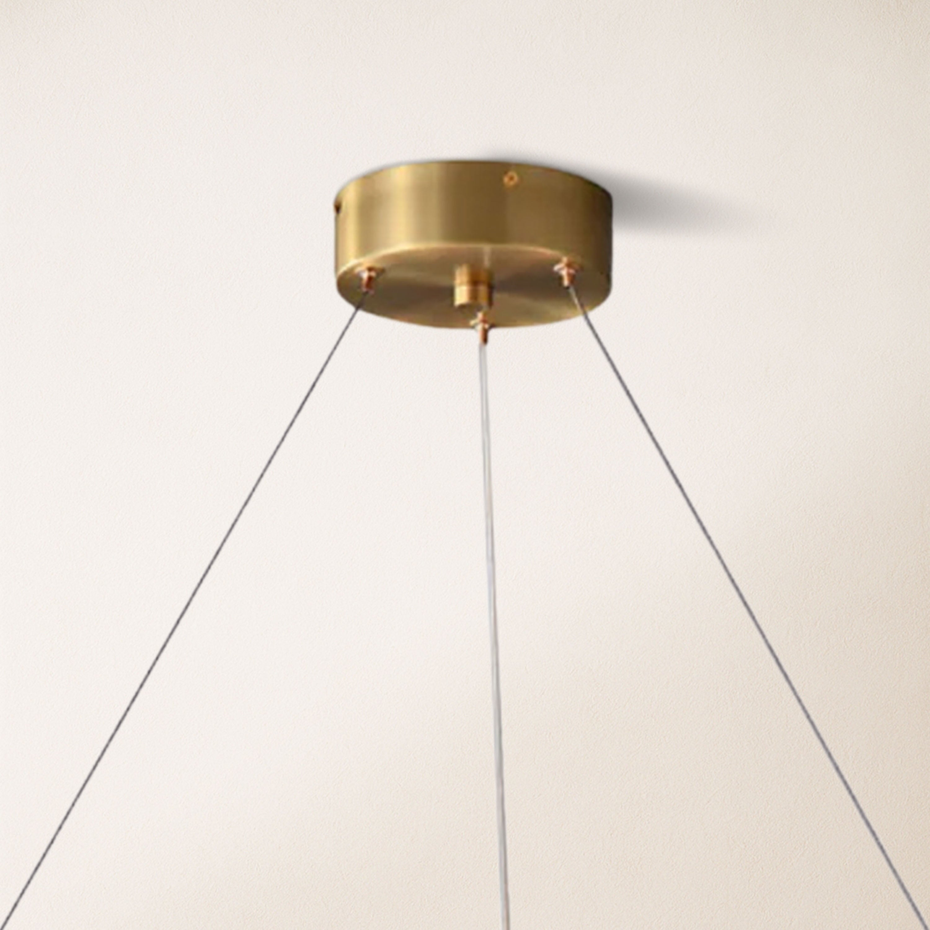 Calia Halo Alabaster Round Chandelier