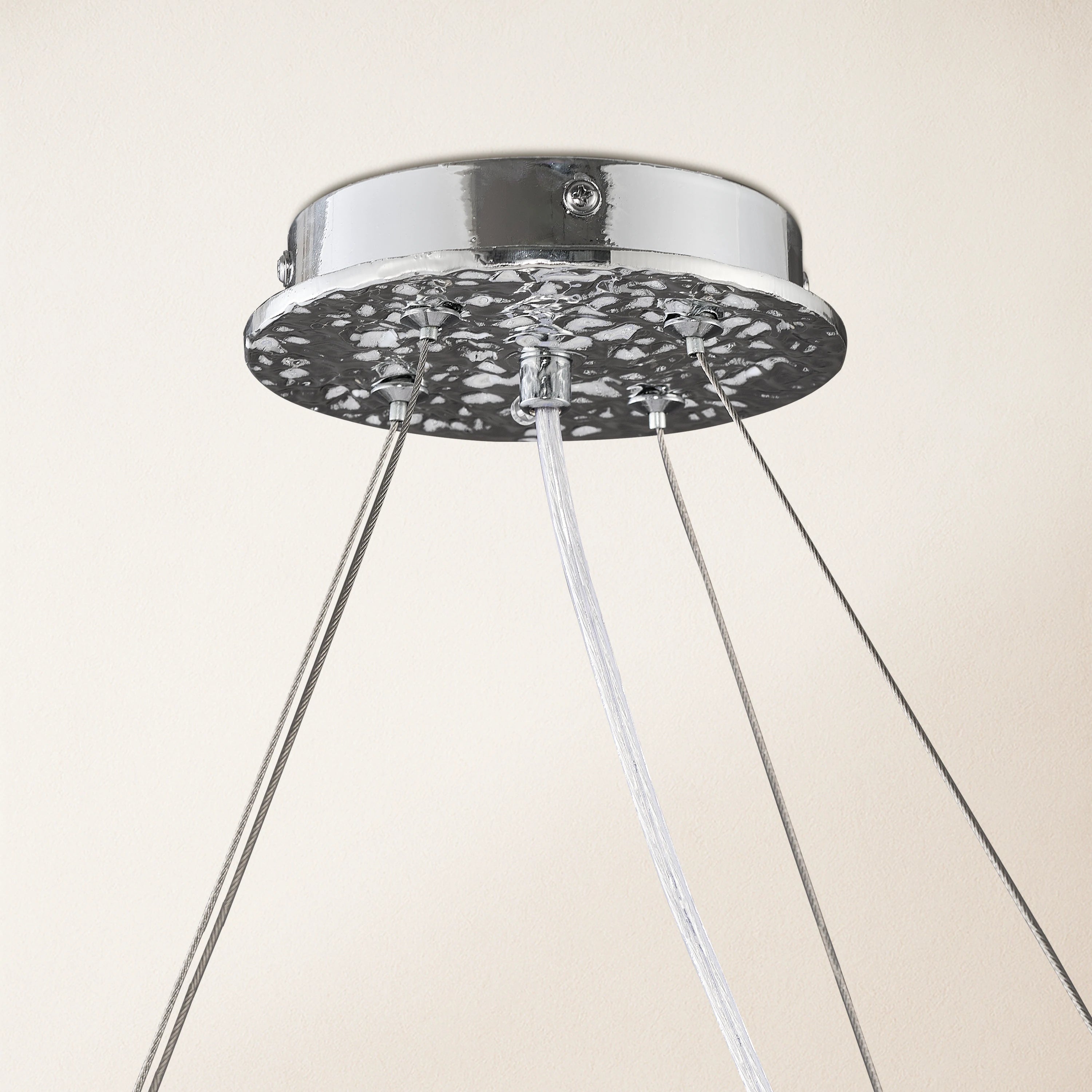 Snow Tree Branches Linear Chandelier 140cm L