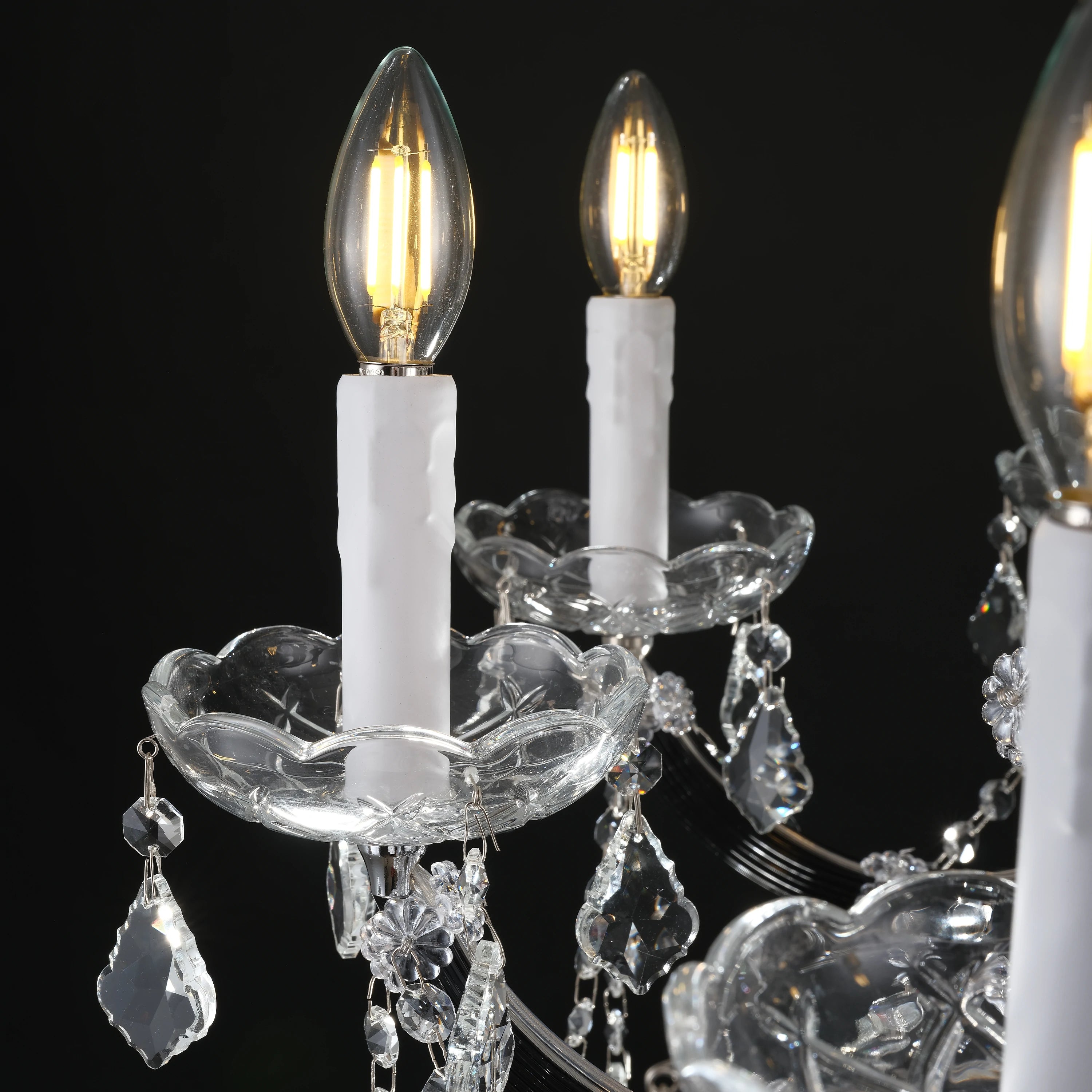 Roco Crystal Classical Round Chandelier 46cm D