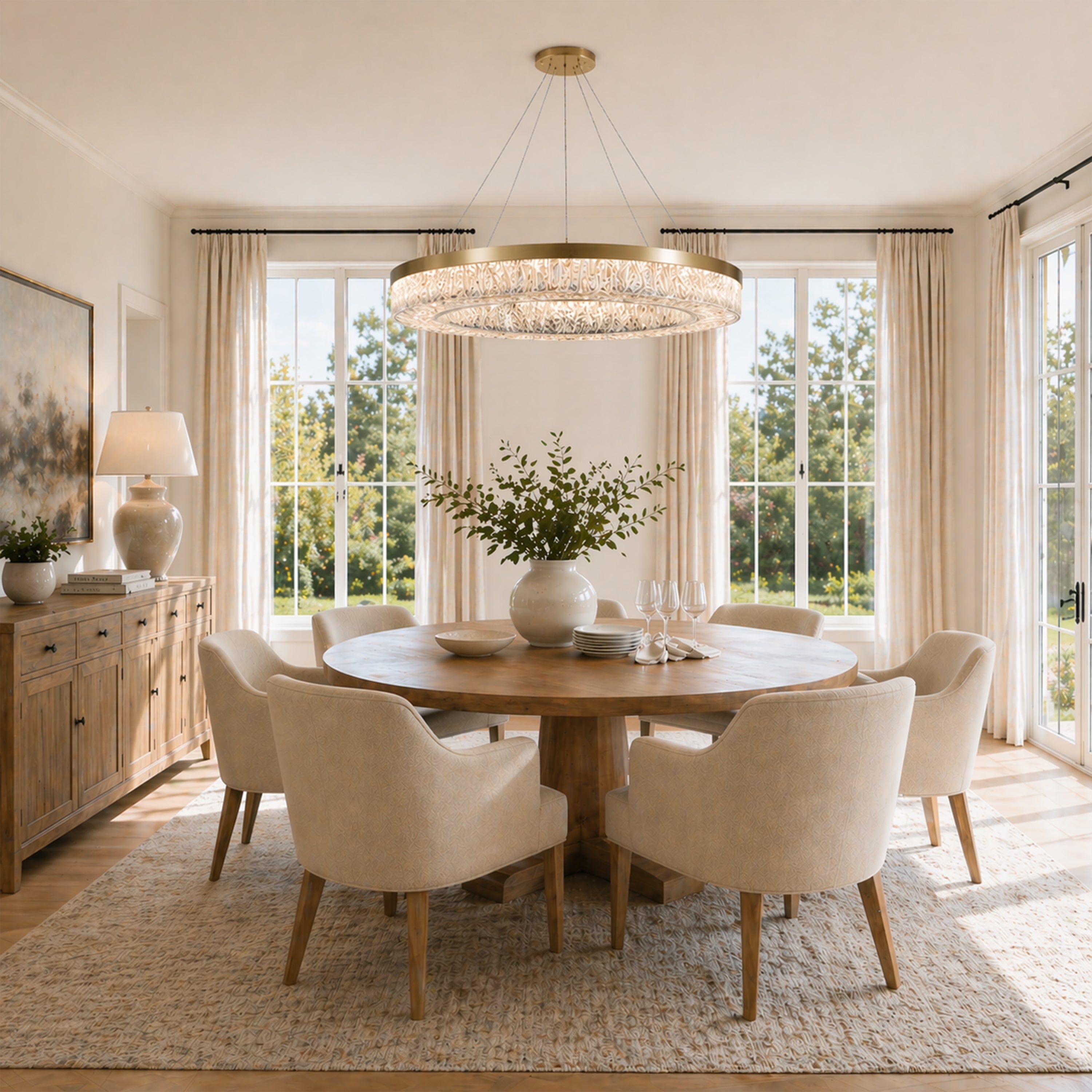 Planituri Crystal Round Chandelier