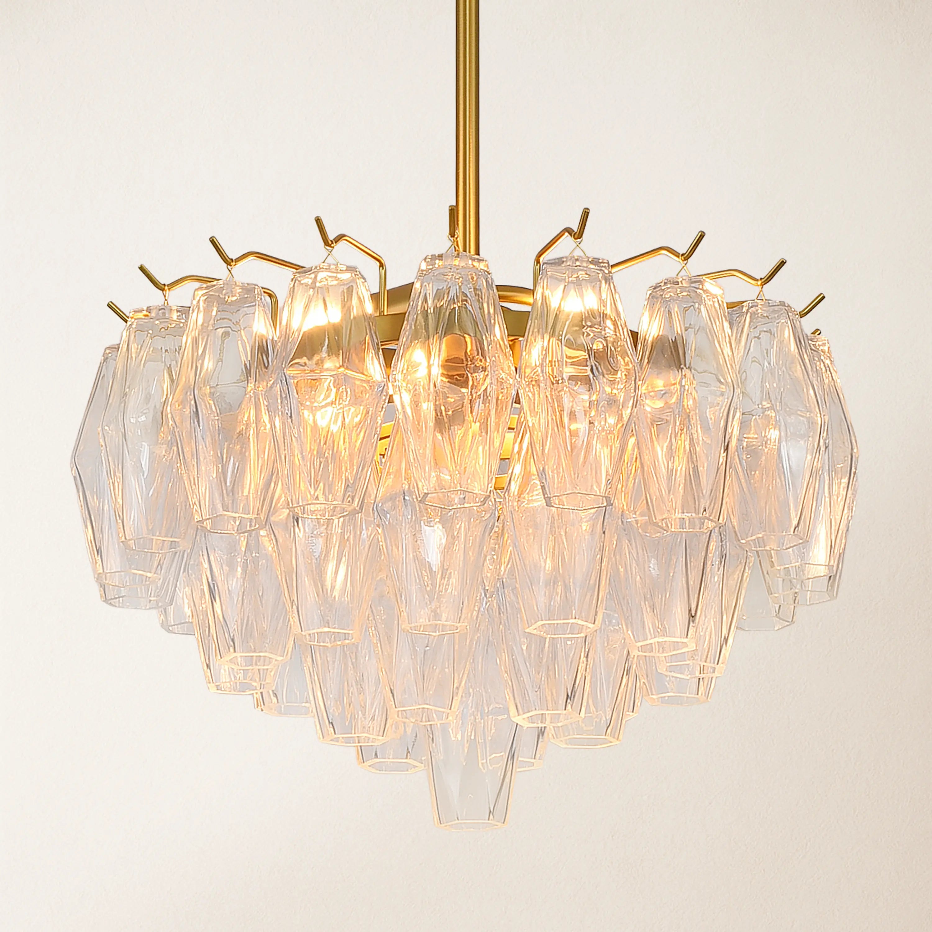 Celestial Drop Glass Crystal Glass Chandelier 43cm D