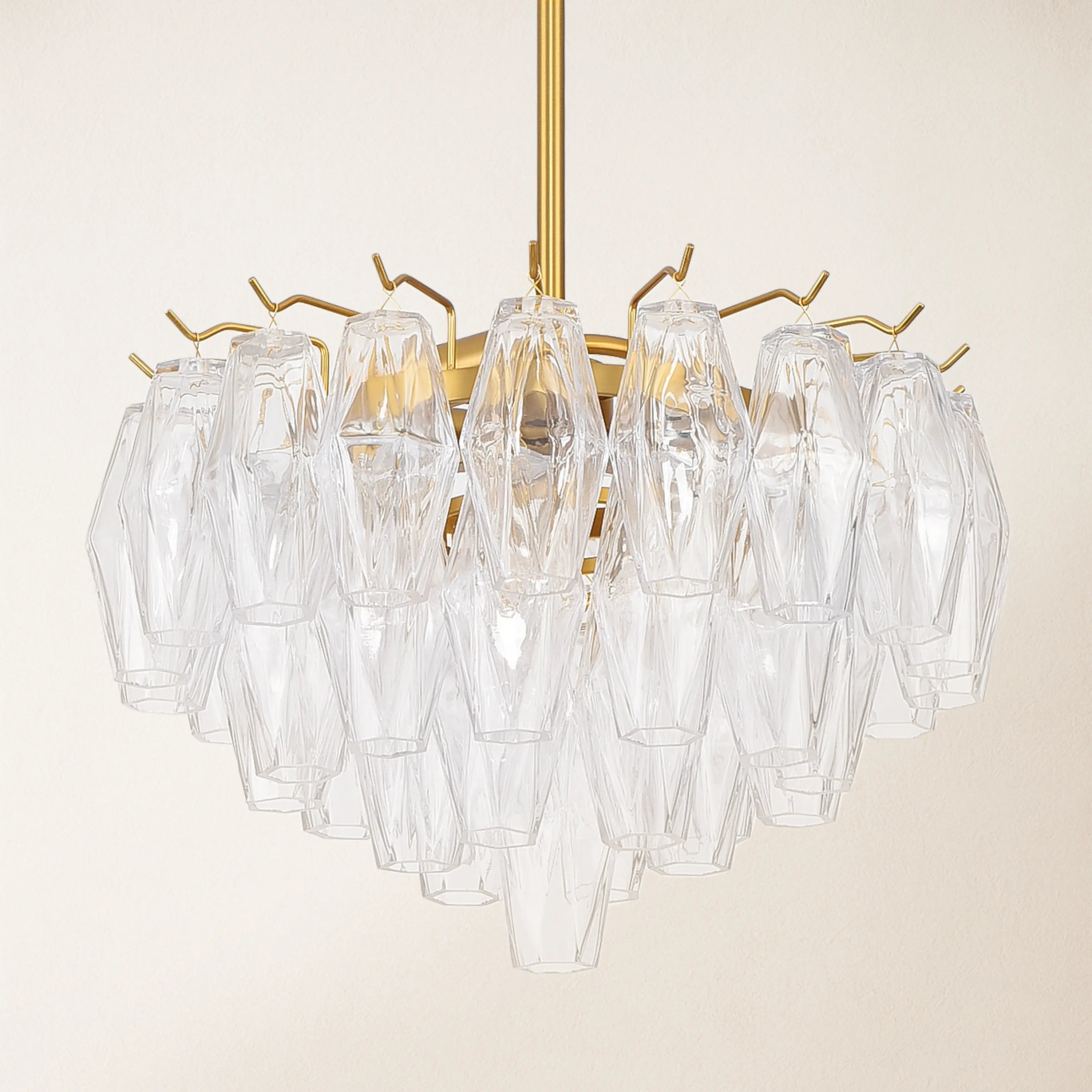 Celestial Drop Glass Crystal Glass Chandelier 43cm D