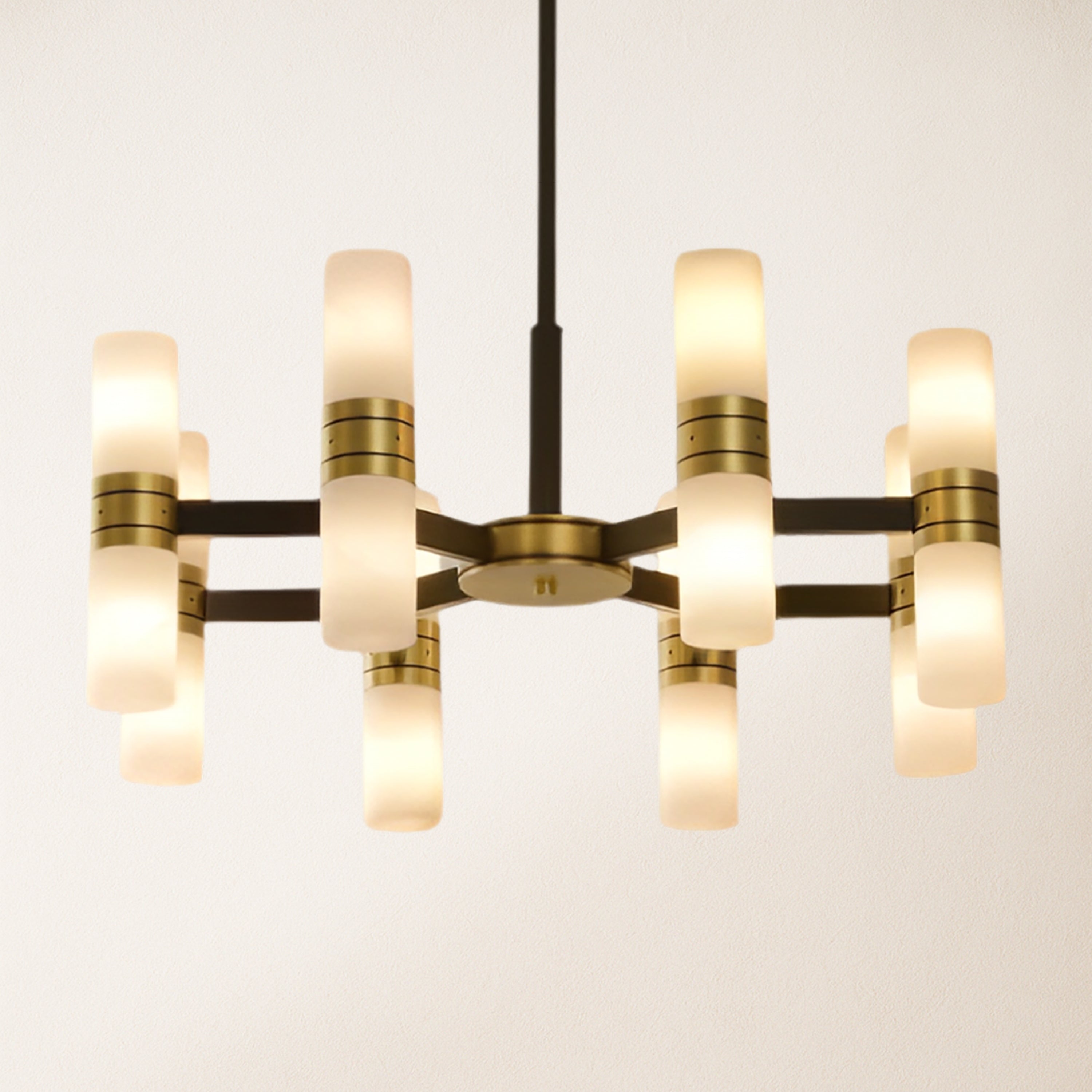 Moral Alabaster Round chandelier 63.5cm D