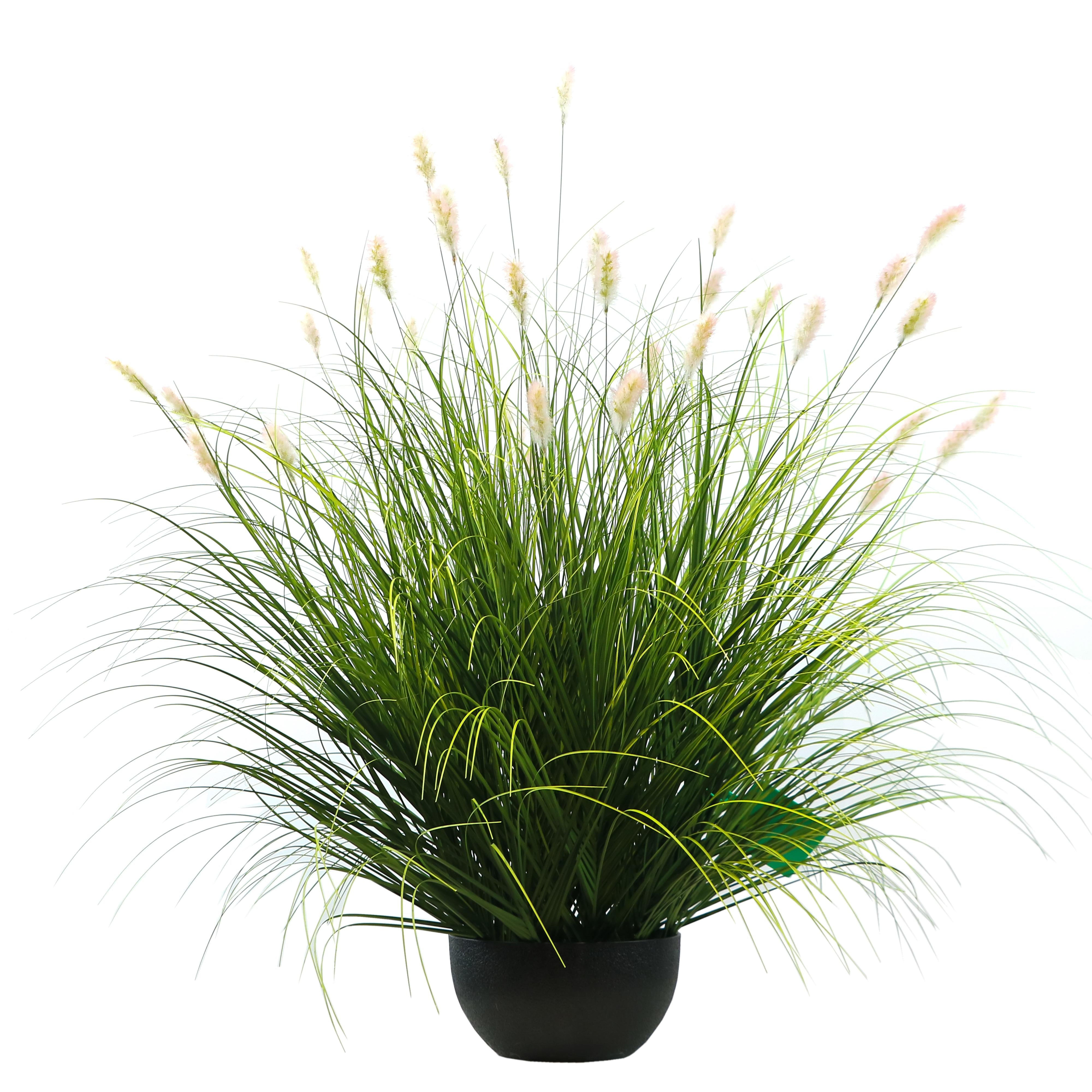 Artificial 36-Head Caterpillar with Curved-Straight Onion Grass Bonsai 110cm H