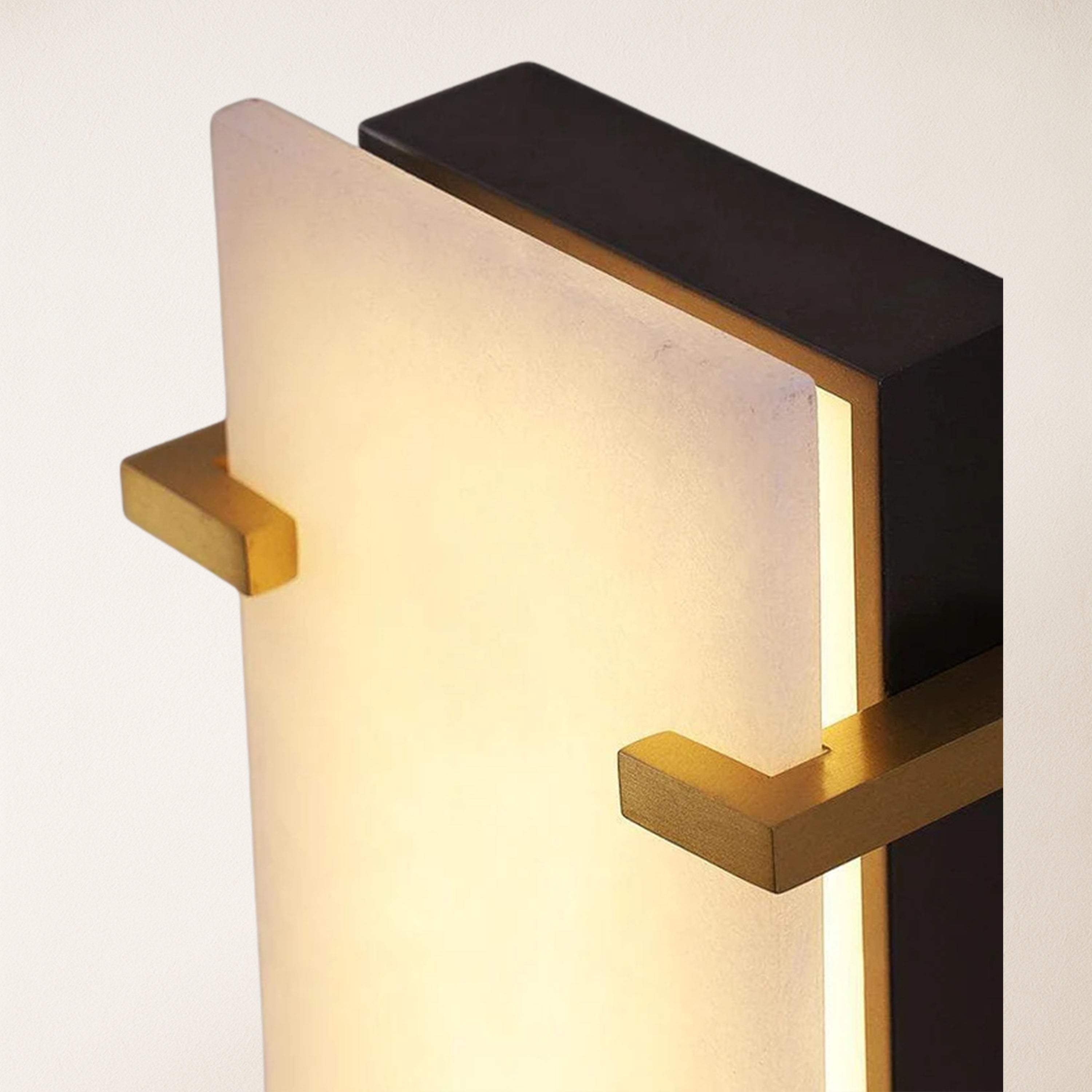 Janina Stable Alabaster Personality Wall Sconce 86.5cm H