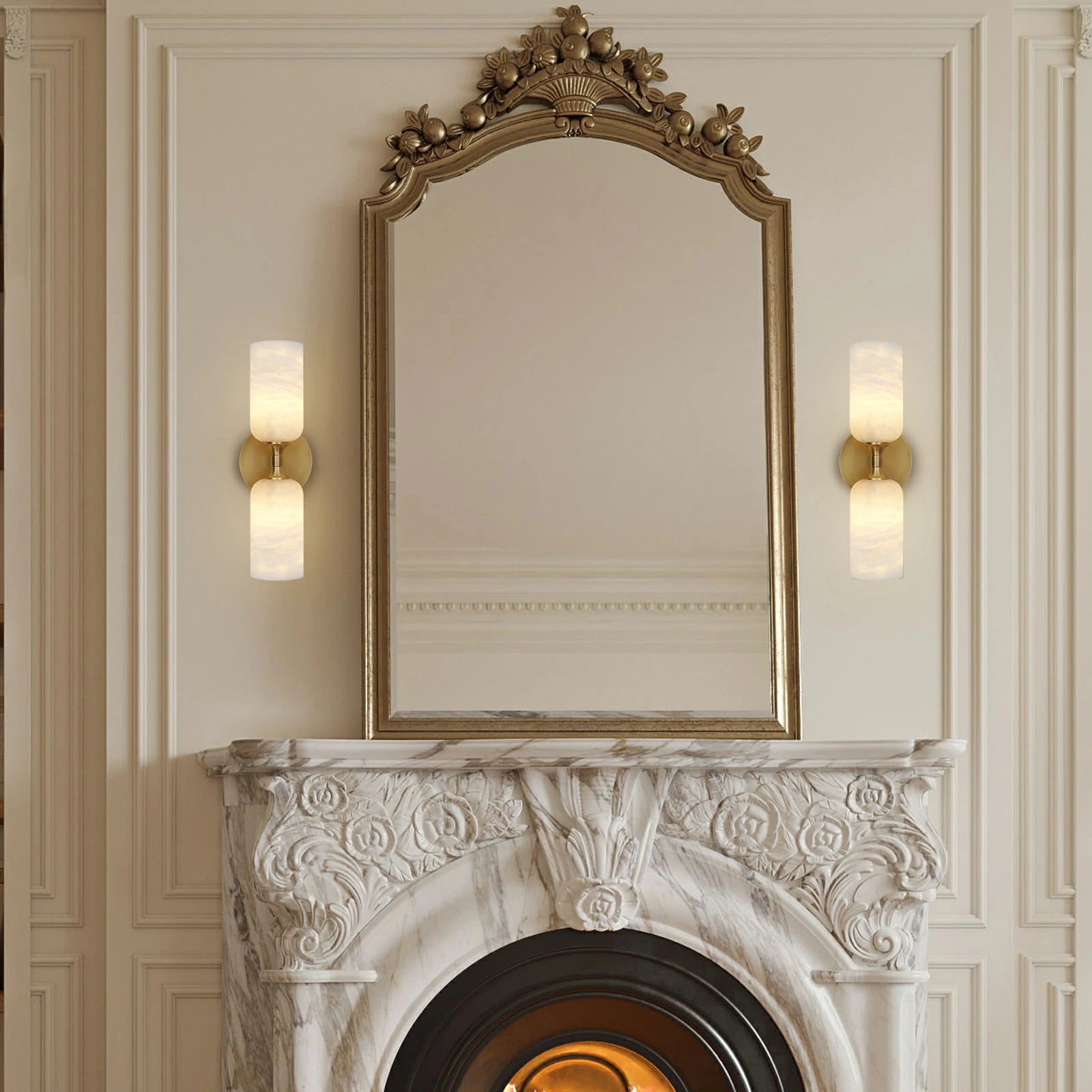 Axis Alabaster Wall Sconce 35cm