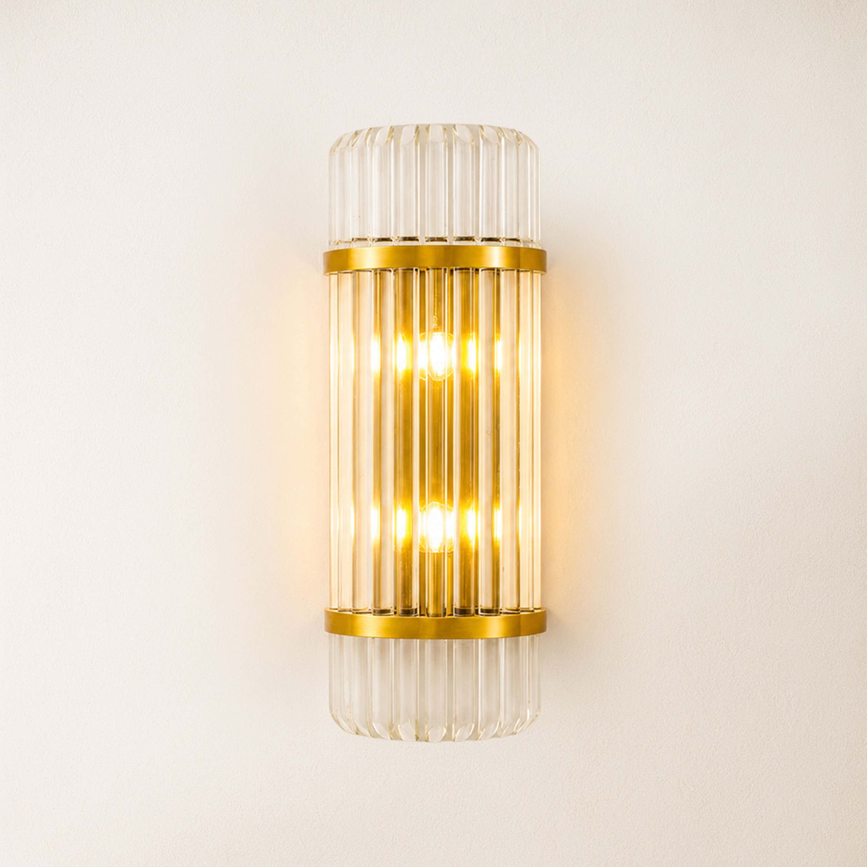 Oryana Crystal Icicle Wall Sconce 8.3"