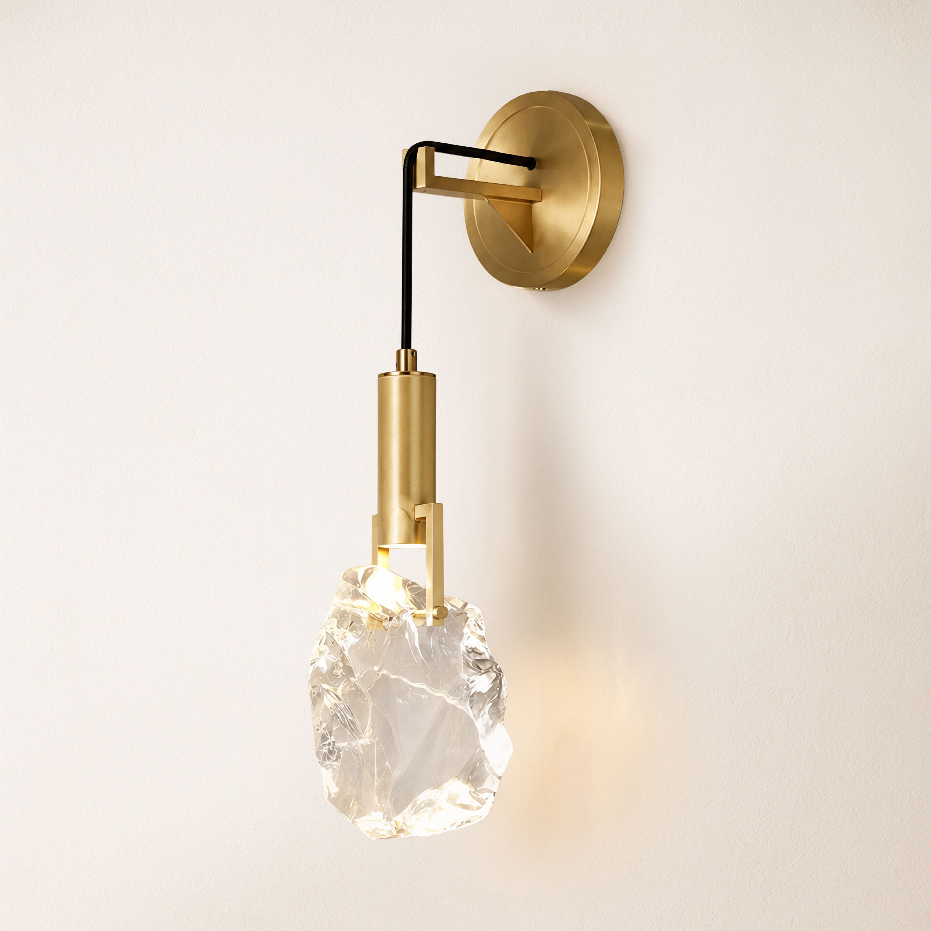 Irregular Crystal Shad Wall Sconce H28cm