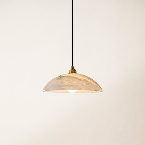 Dadaly Alabaster Modern Small Art Pendant 30.5cmD