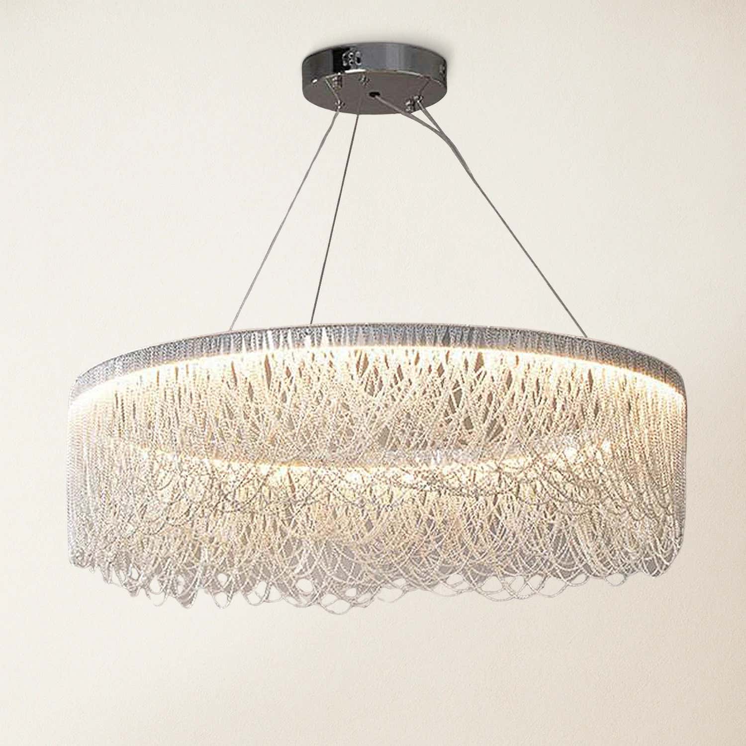 Teresa Cadena Tassel Modern Ring Chandelier 60cm