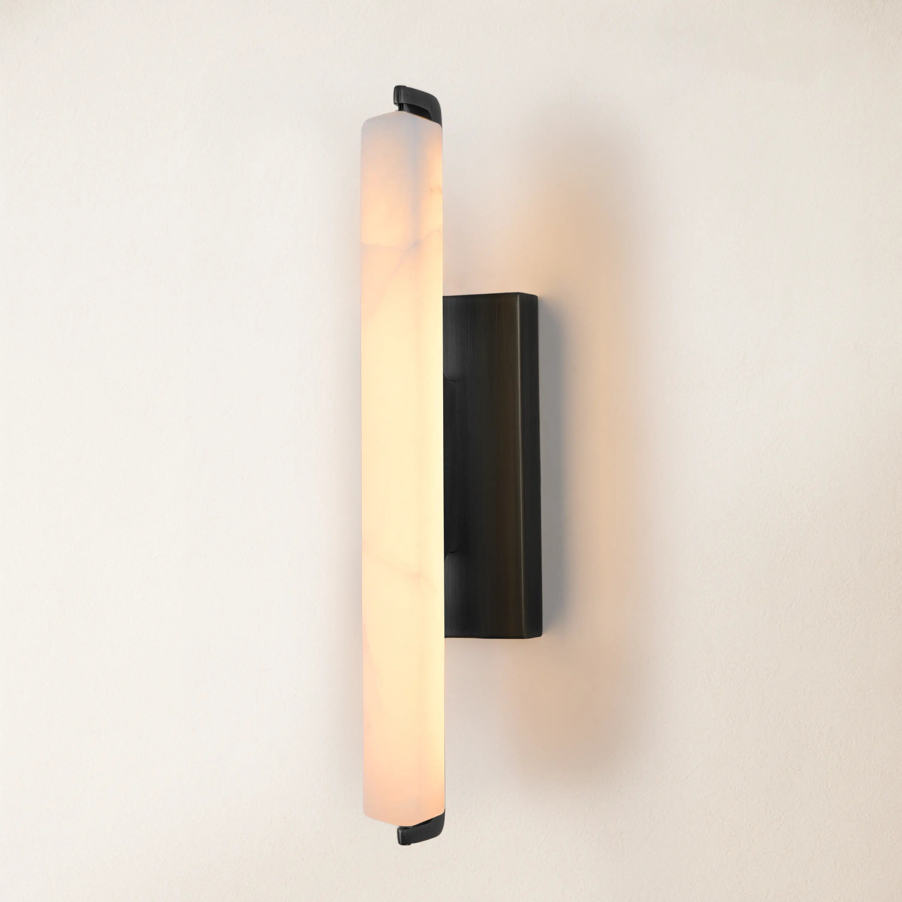 Clara Glow Alabaster Single Wall Sconce 48cm
