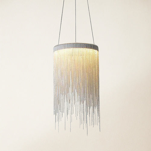 Teresa Cadena Chain Tassel Pendant Light Fixture 20cm W