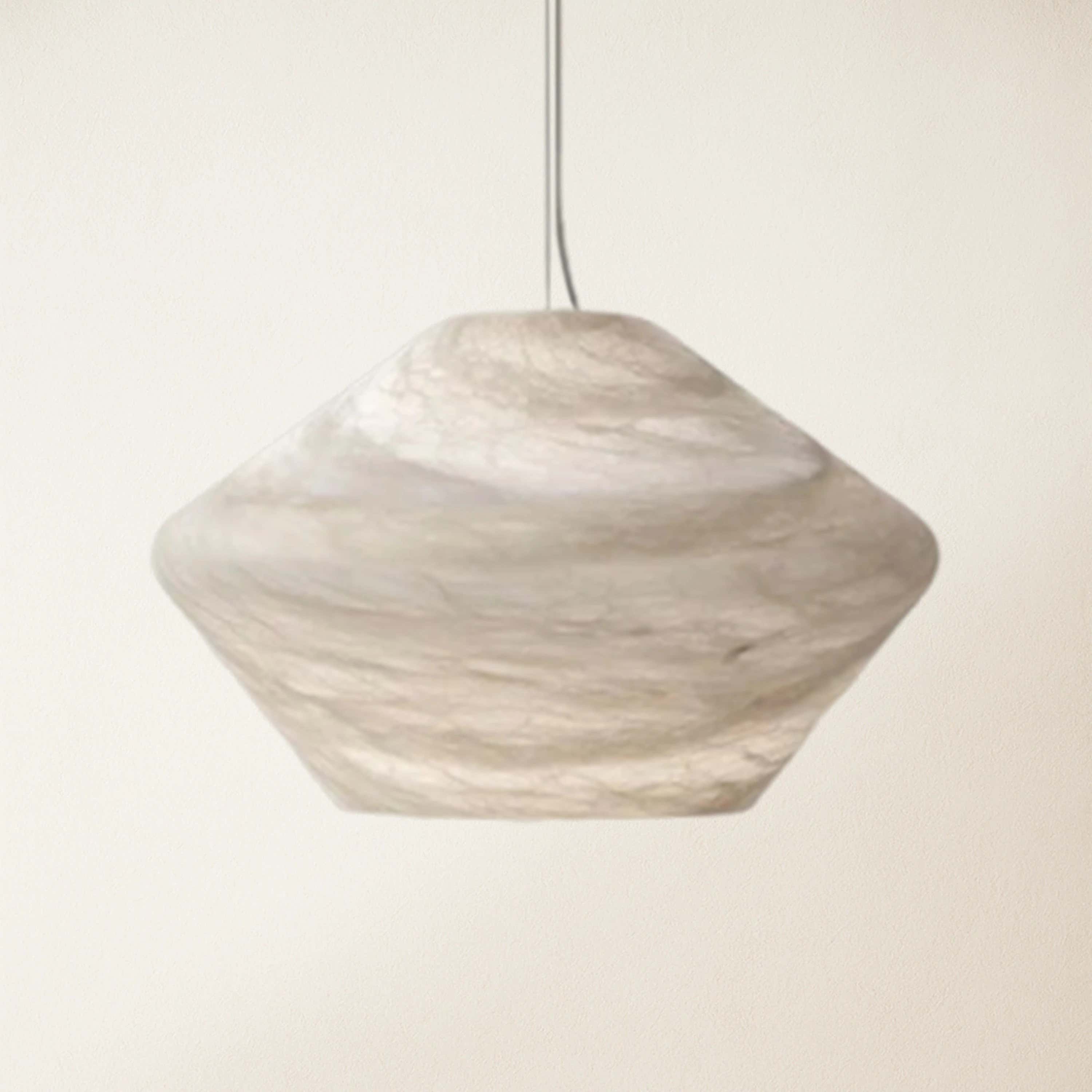 Dadaly Alabaster Popular Small Art Pendant Light 26cm W