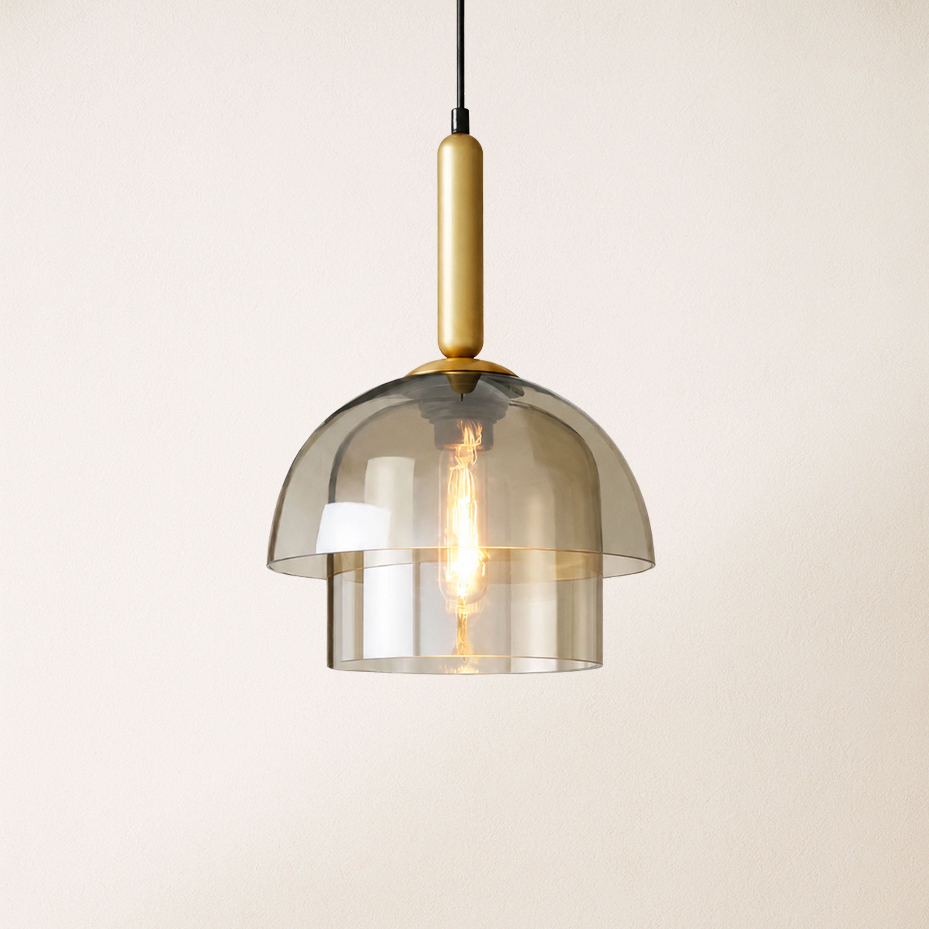Velorien Glass Tiered Pendant Light