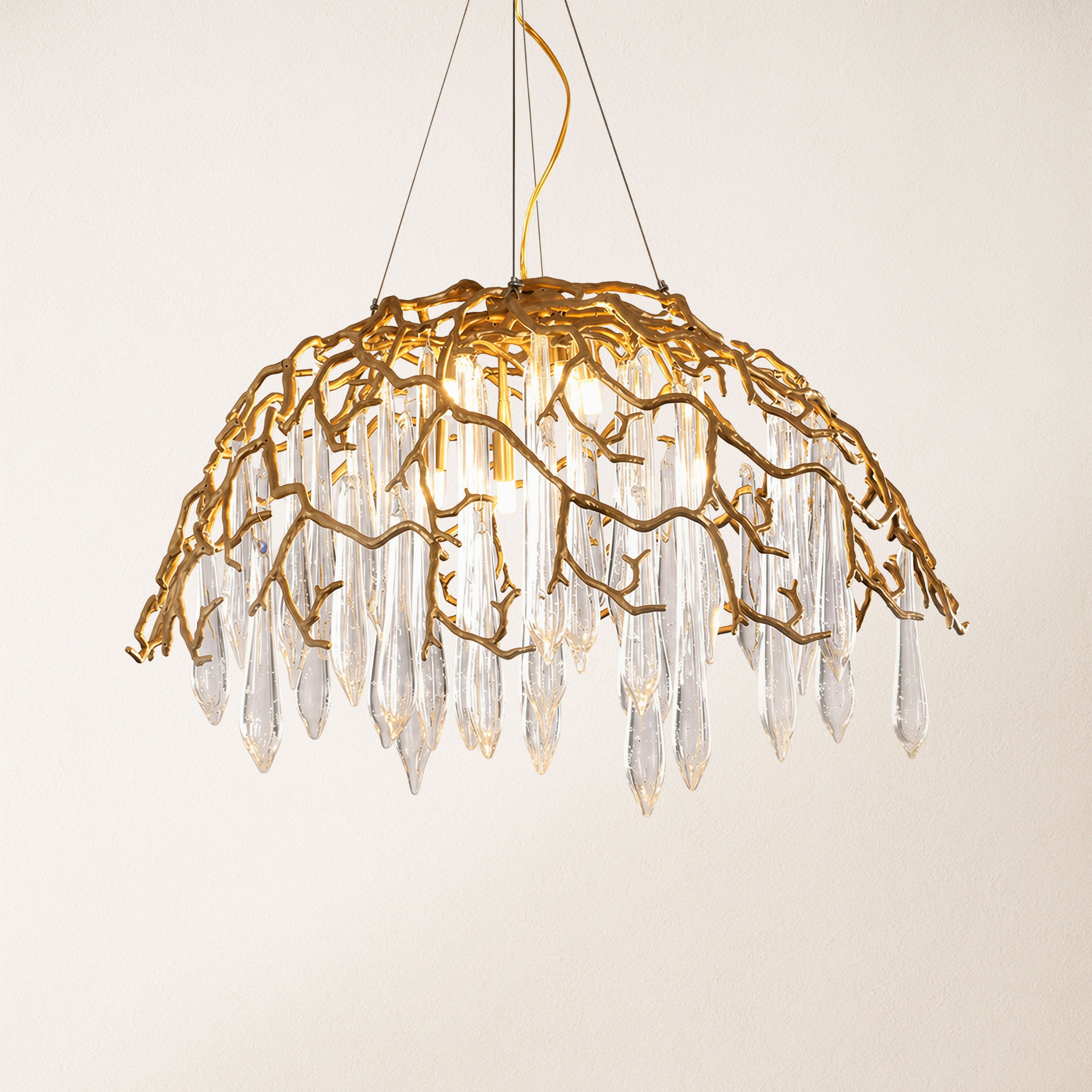 Aurevia Dome Glass Chandelier