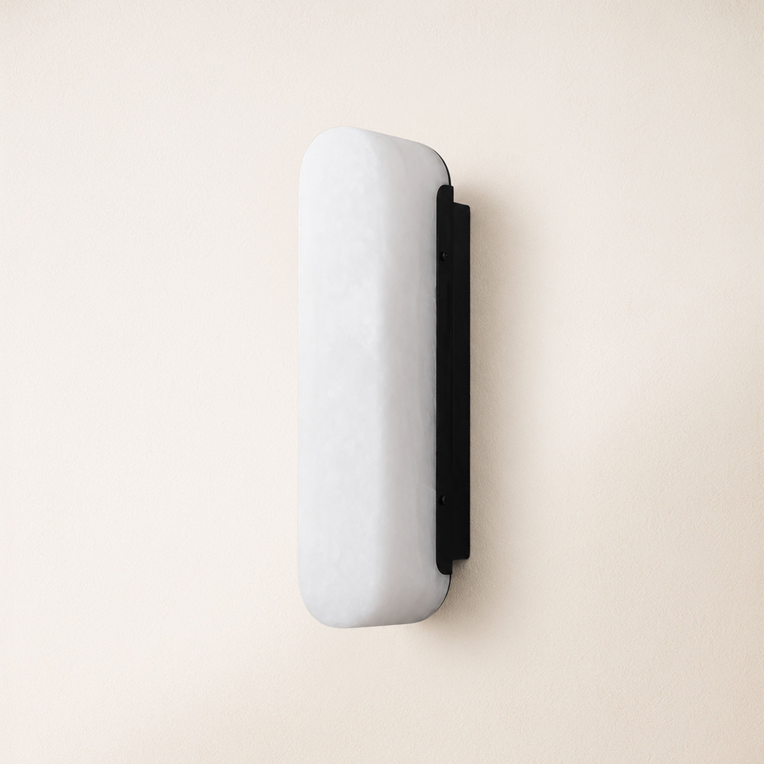 Valora Alabaster Capsule Wall Sconce