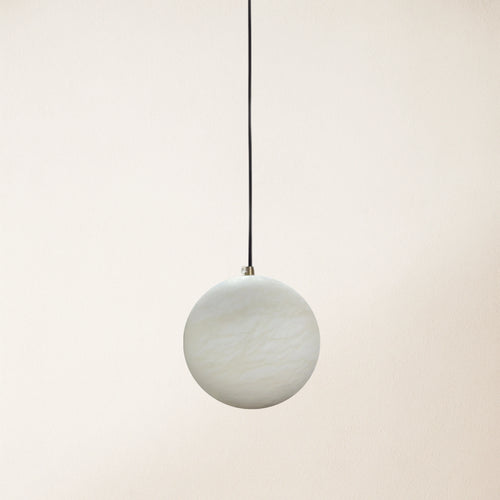 Nami Alabaster Global Ball Pendant Light 18cm D