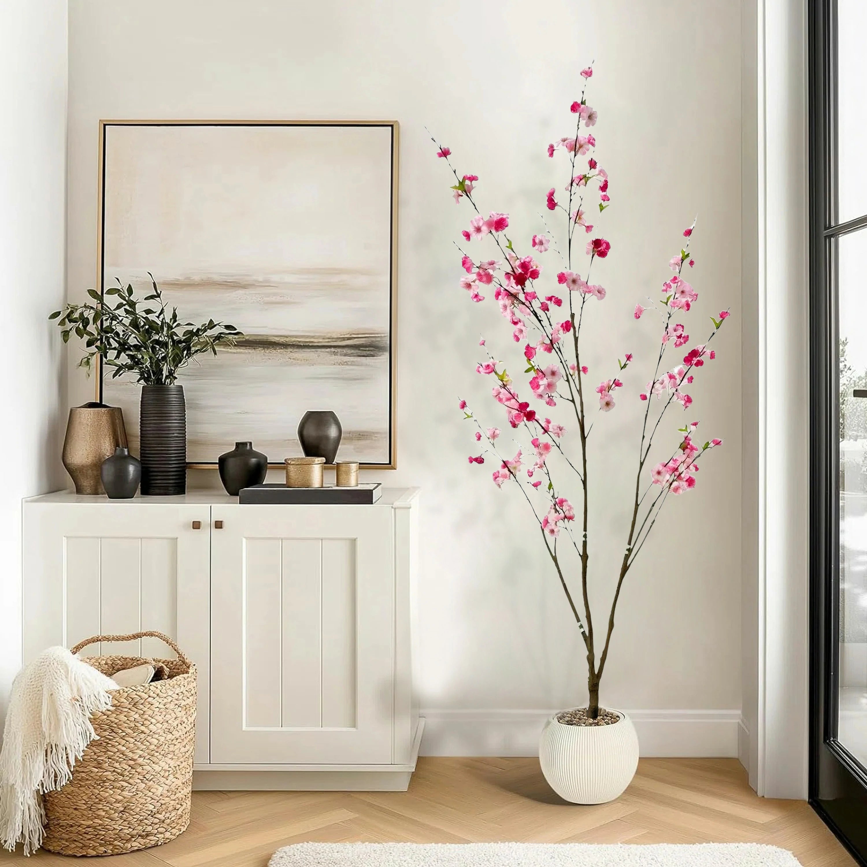 Faux Big Cherry Blossom Tree 185cm H