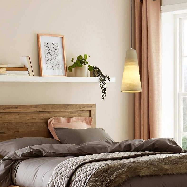 Capus Conical Alabaster Pendant 12.7cm