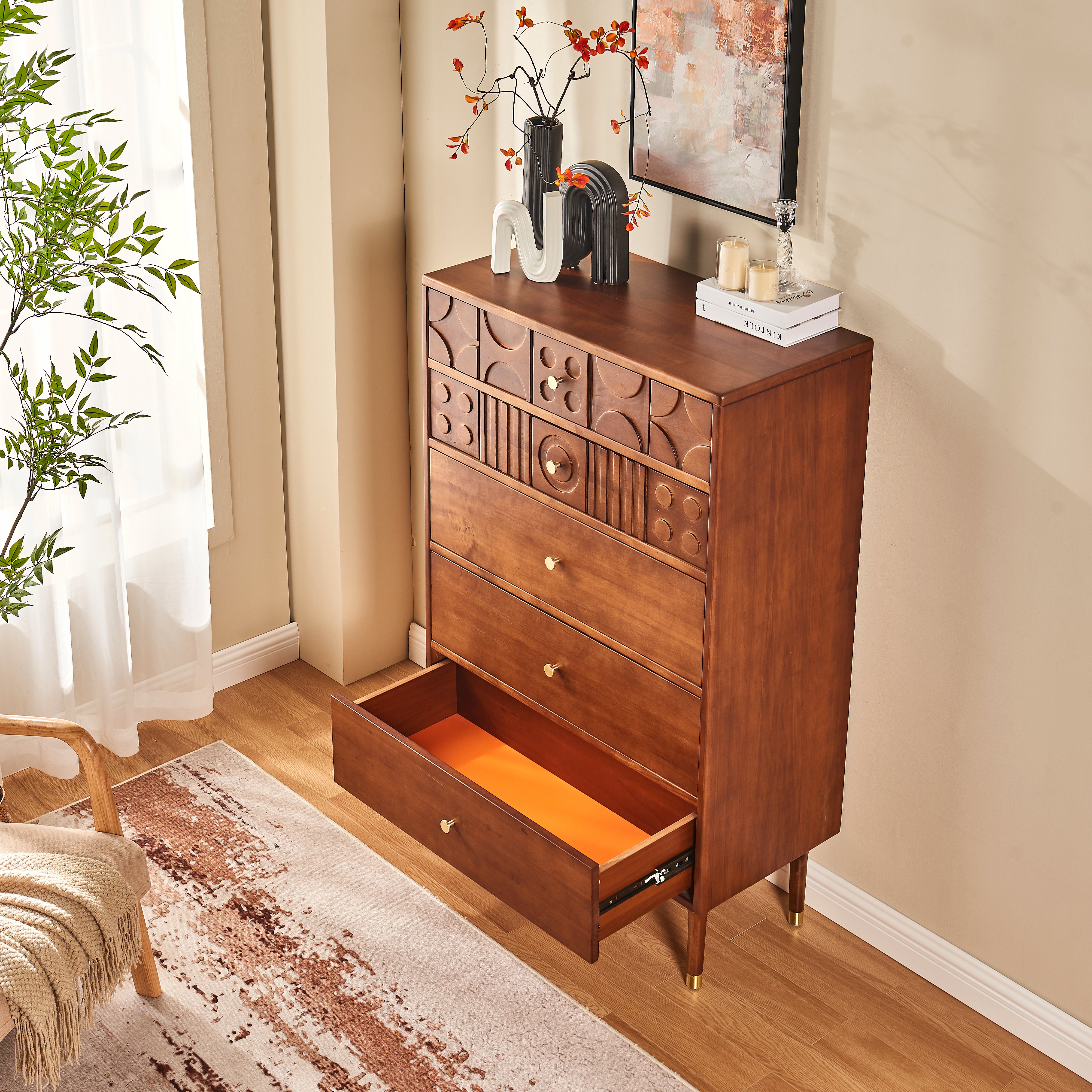 Rive Gauche Poplar Solidwood Drawer 31"W