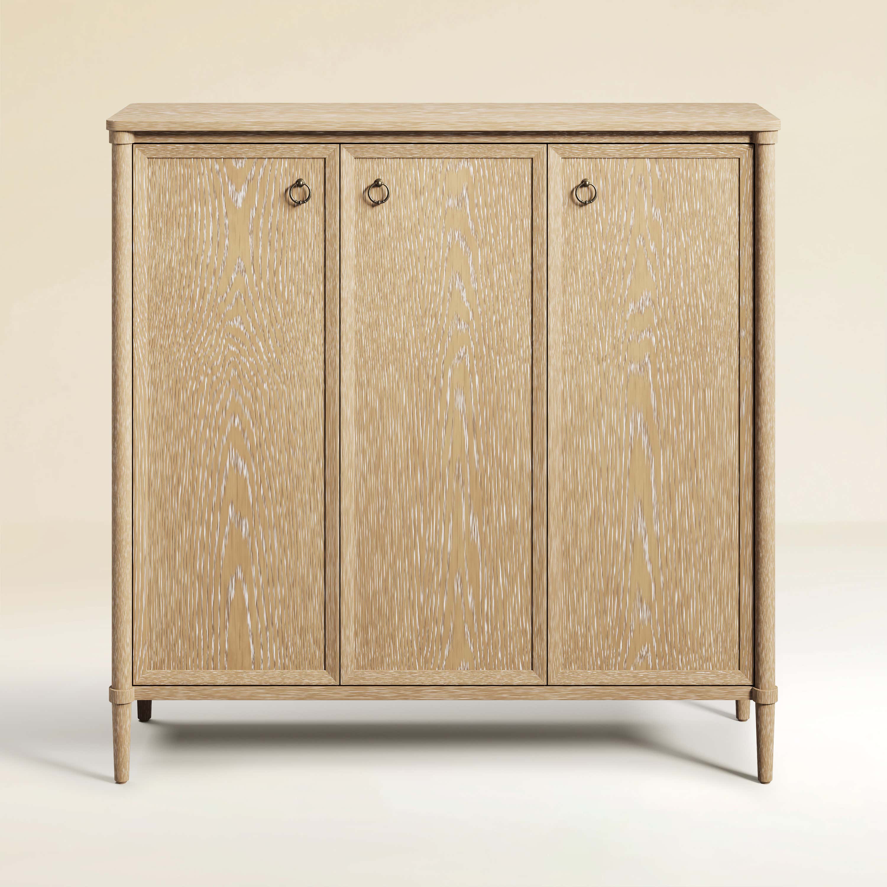 Maison Oak Shoe Storage Cabinet
