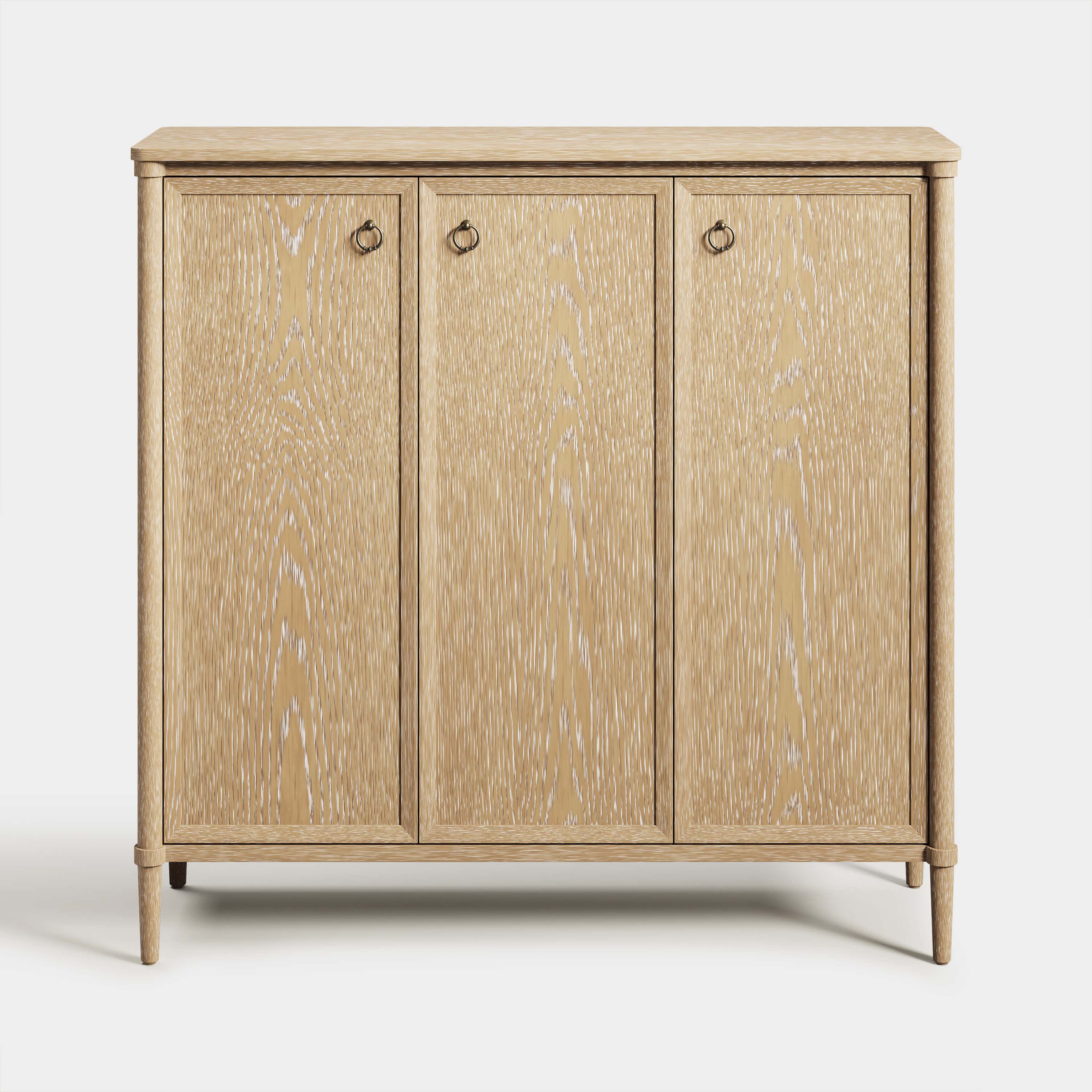 Maison Oak Shoe Storage Cabinet