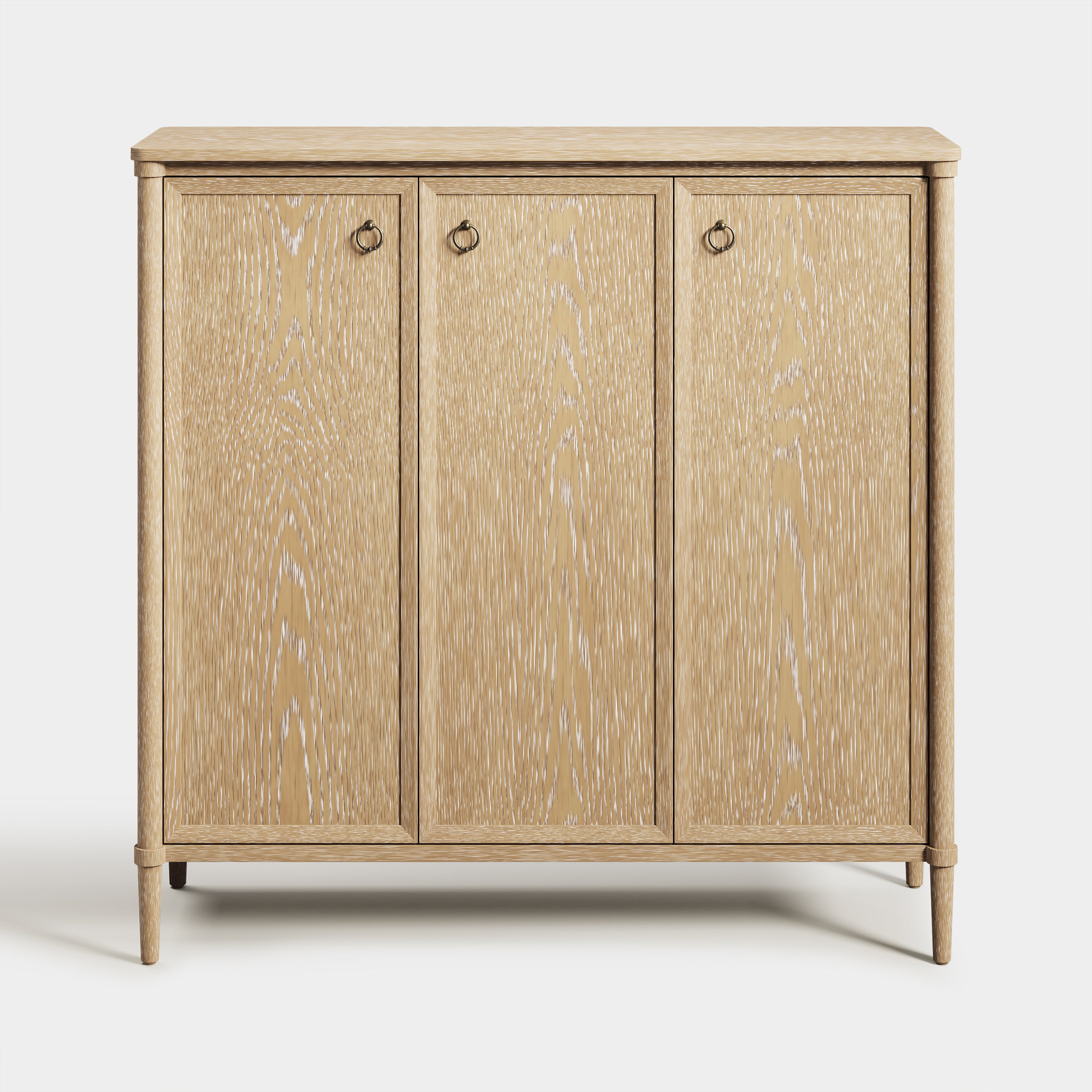 Maison Oak Shoe Storage Cabinet