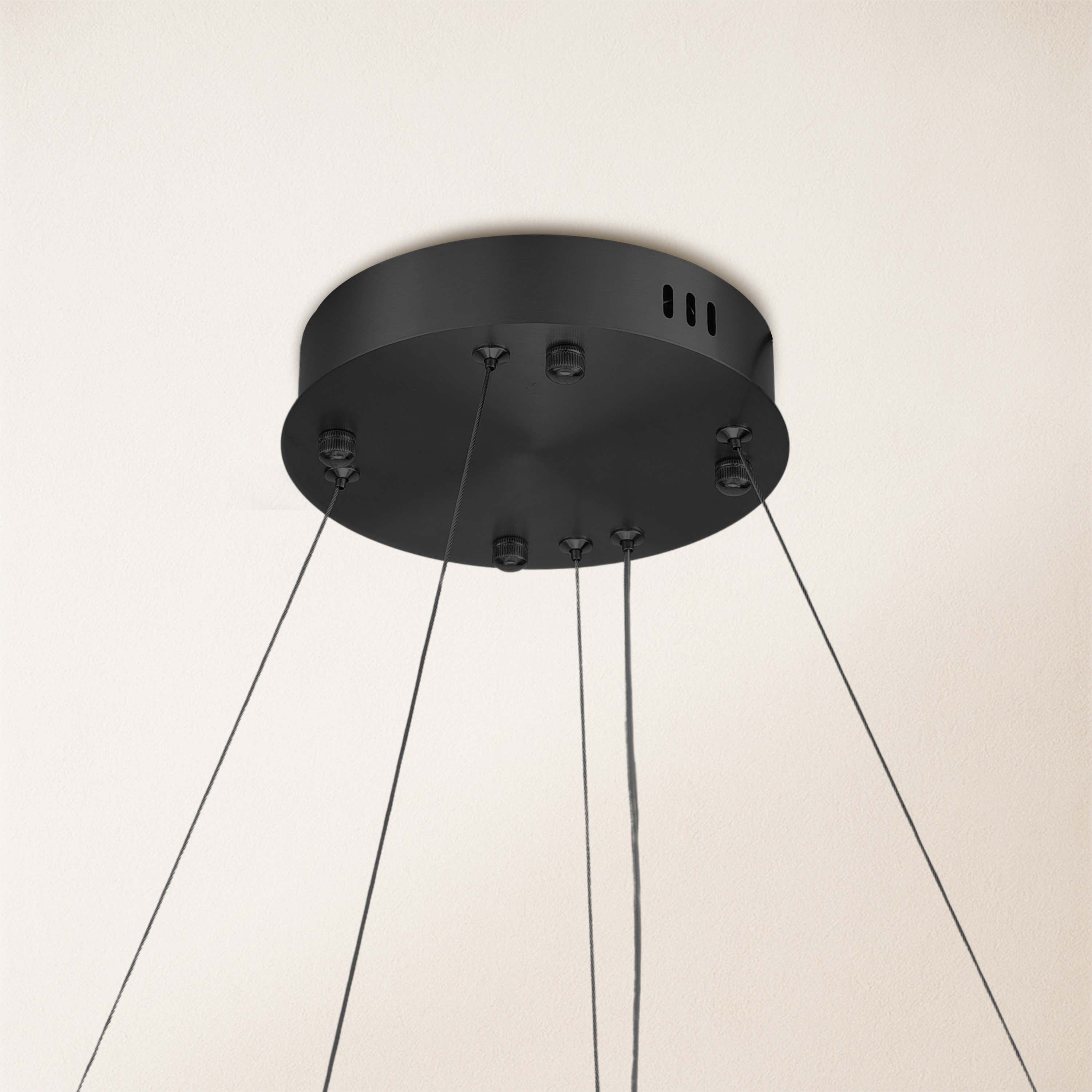 Nocturne Alabaster Round Chandelier 60cm