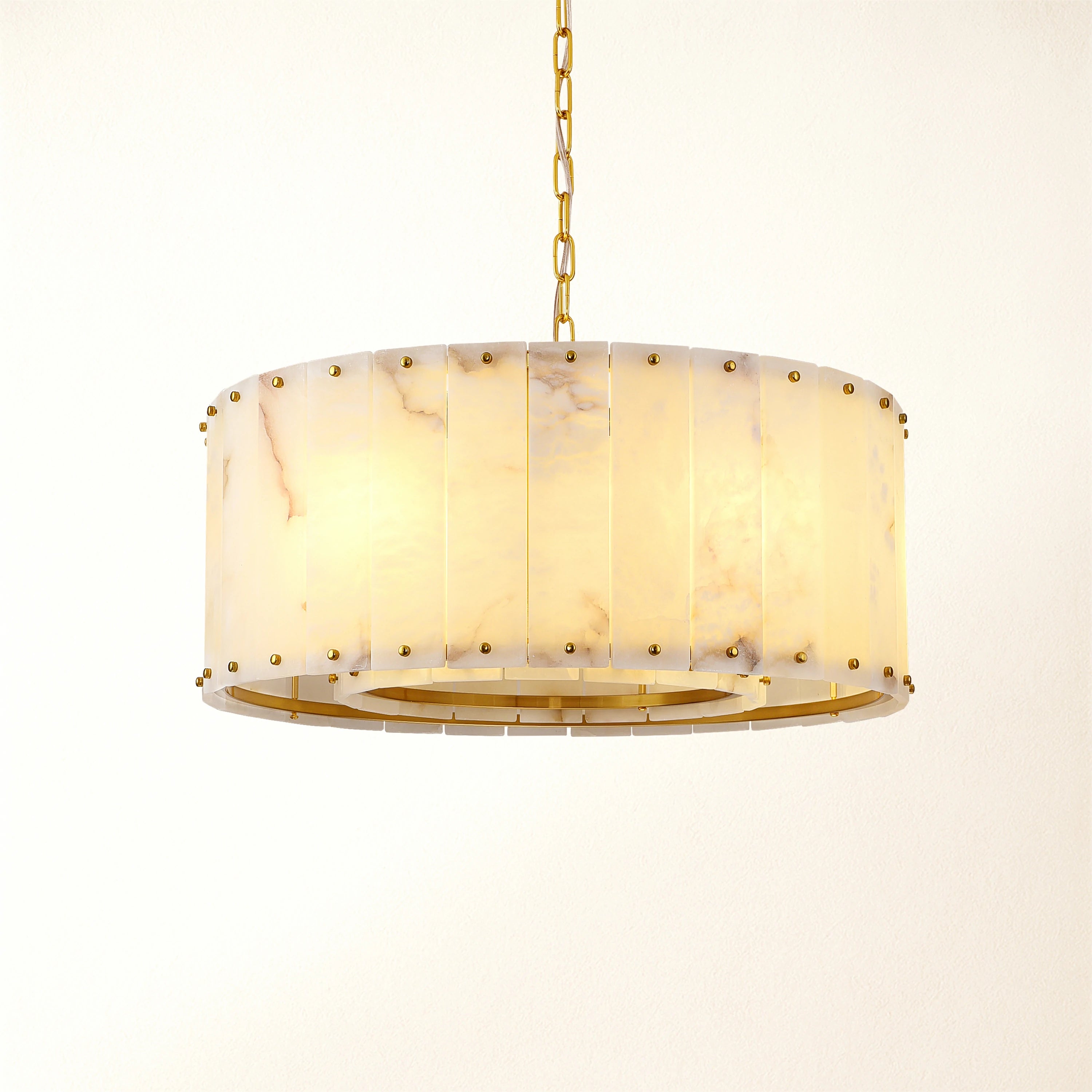 Nivislight Alabaster Round Chandelier 60.9cm