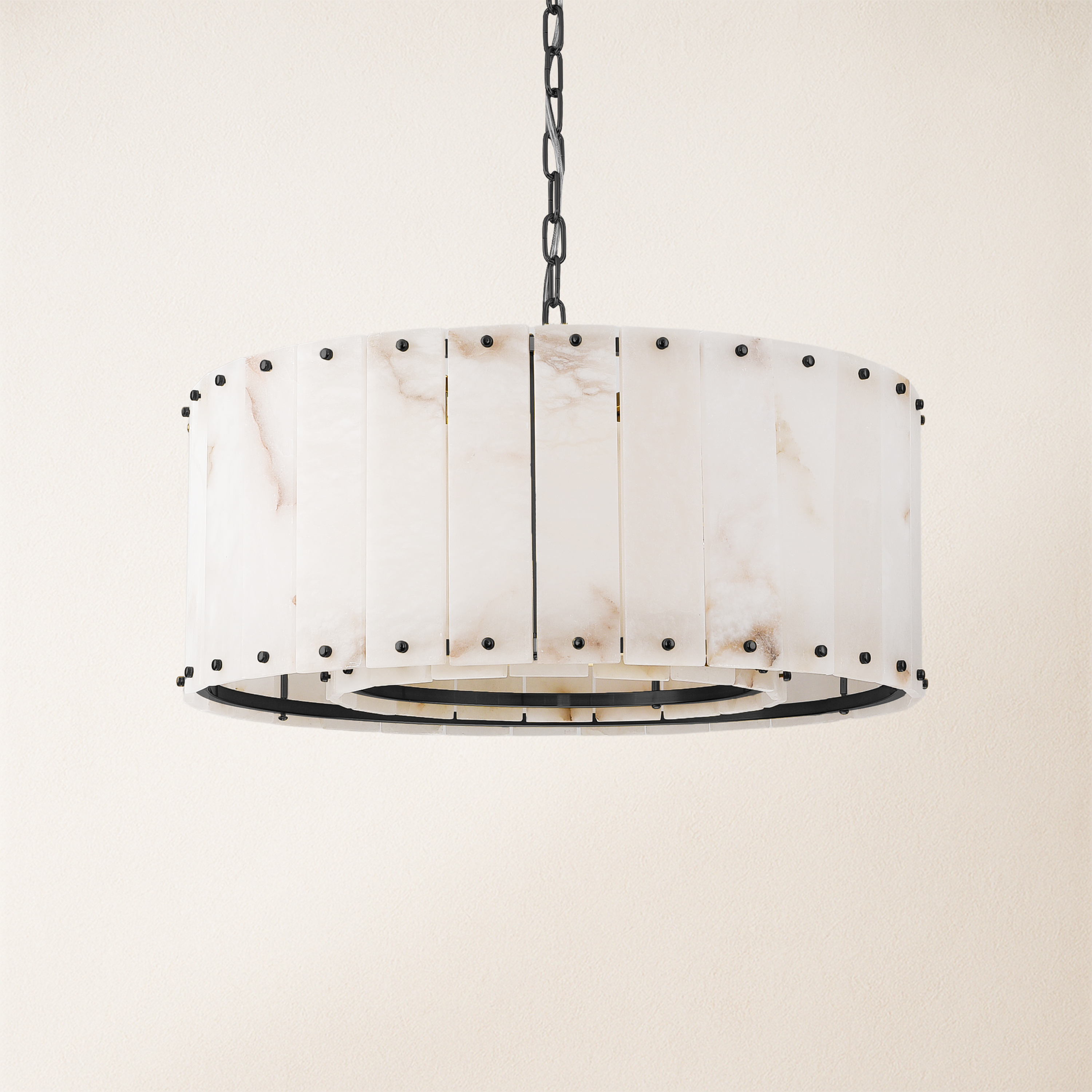 Nivislight Alabaster Round Chandelier 60.9cm
