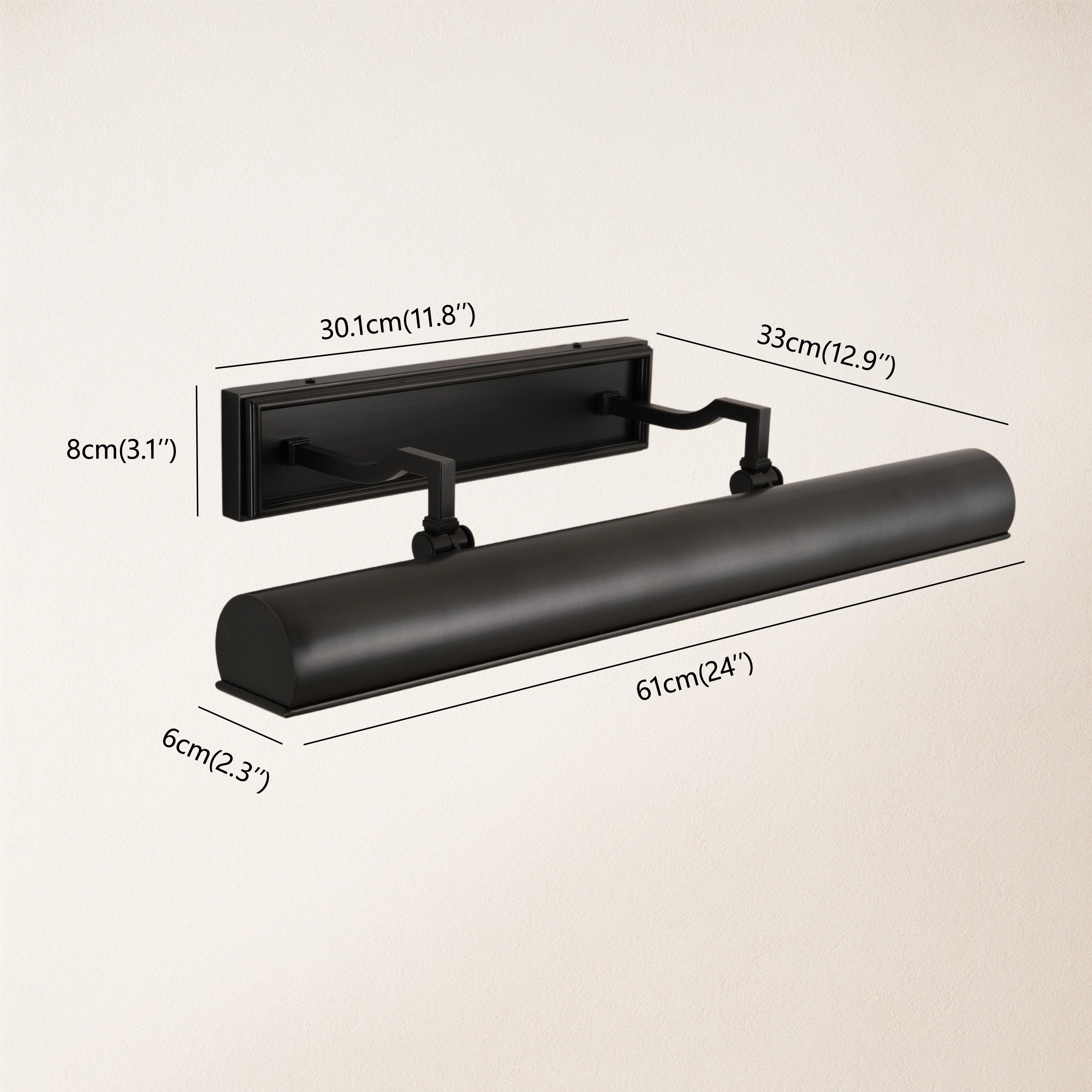 Galleria Brass/Bronze Picture Light 61cm